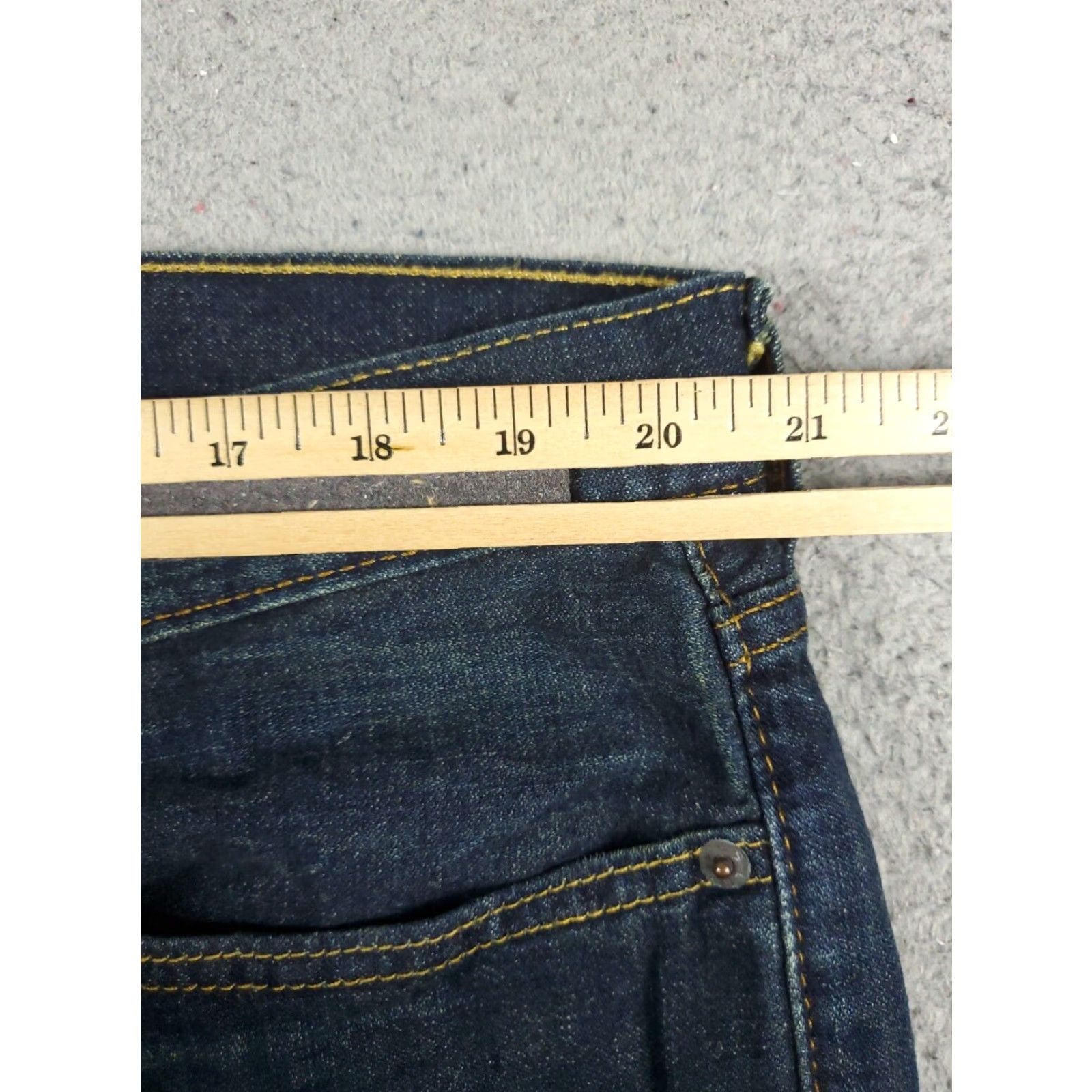 Levi's Levis 514 Straight Leg Jeans Mens Size 40x32 Blue Denim Size US 40 / EU 56 - 4 Thumbnail