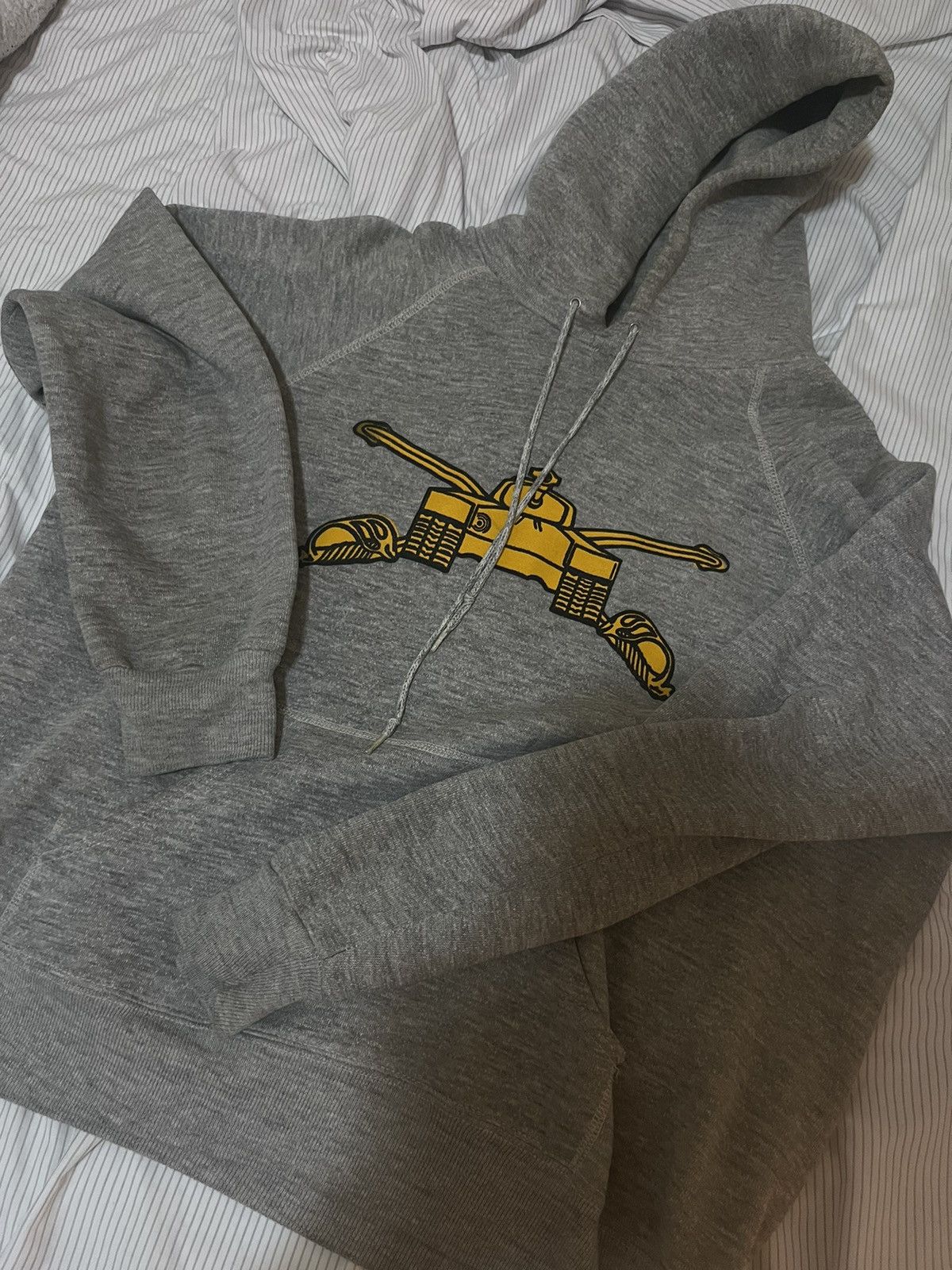 Vintage Vintage Grey Army Hoodie Size US M / EU 48-50 / 2 - 1 Thumbnail