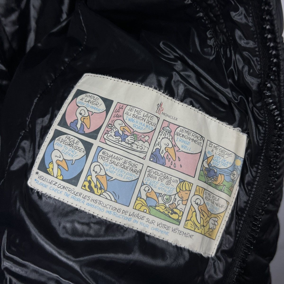 Moncler Moncler Puffer Goose Down Nylon Black Shiny Jacket Racing Size US M / EU 48-50 / 2 - 13 Thumbnail