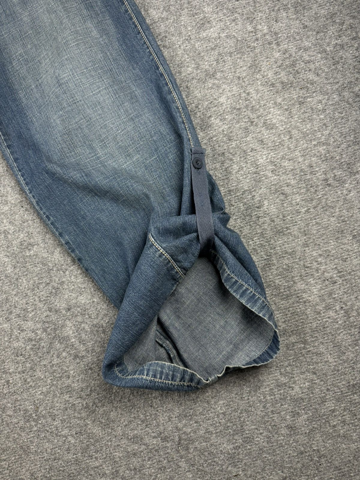 Japanese Brand Vintage Japanese brand Baggy denim y2k Size 35" - 16 Thumbnail