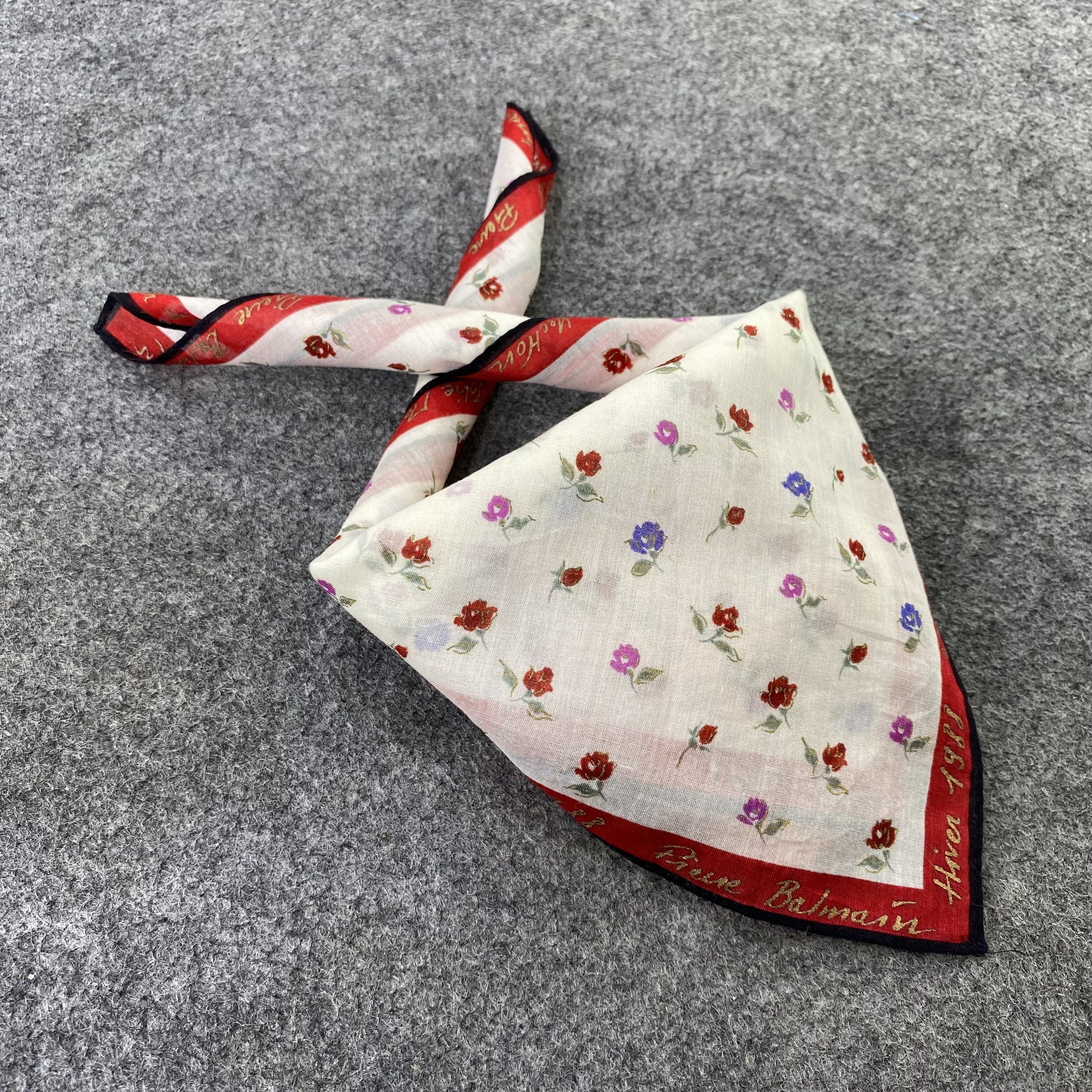 Pierre Balmain × Vintage Pierre Balmain Handkerchief / Bandana / Neckerchief -B740 Size ONE SIZE - 1 Thumbnail