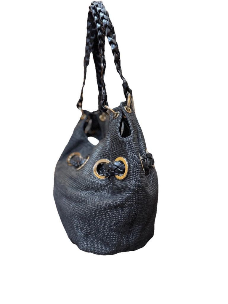 Michael Kors Michael Kors Camden Large Straw Tote Trimmed In Leather Size ONE SIZE - 5 Thumbnail