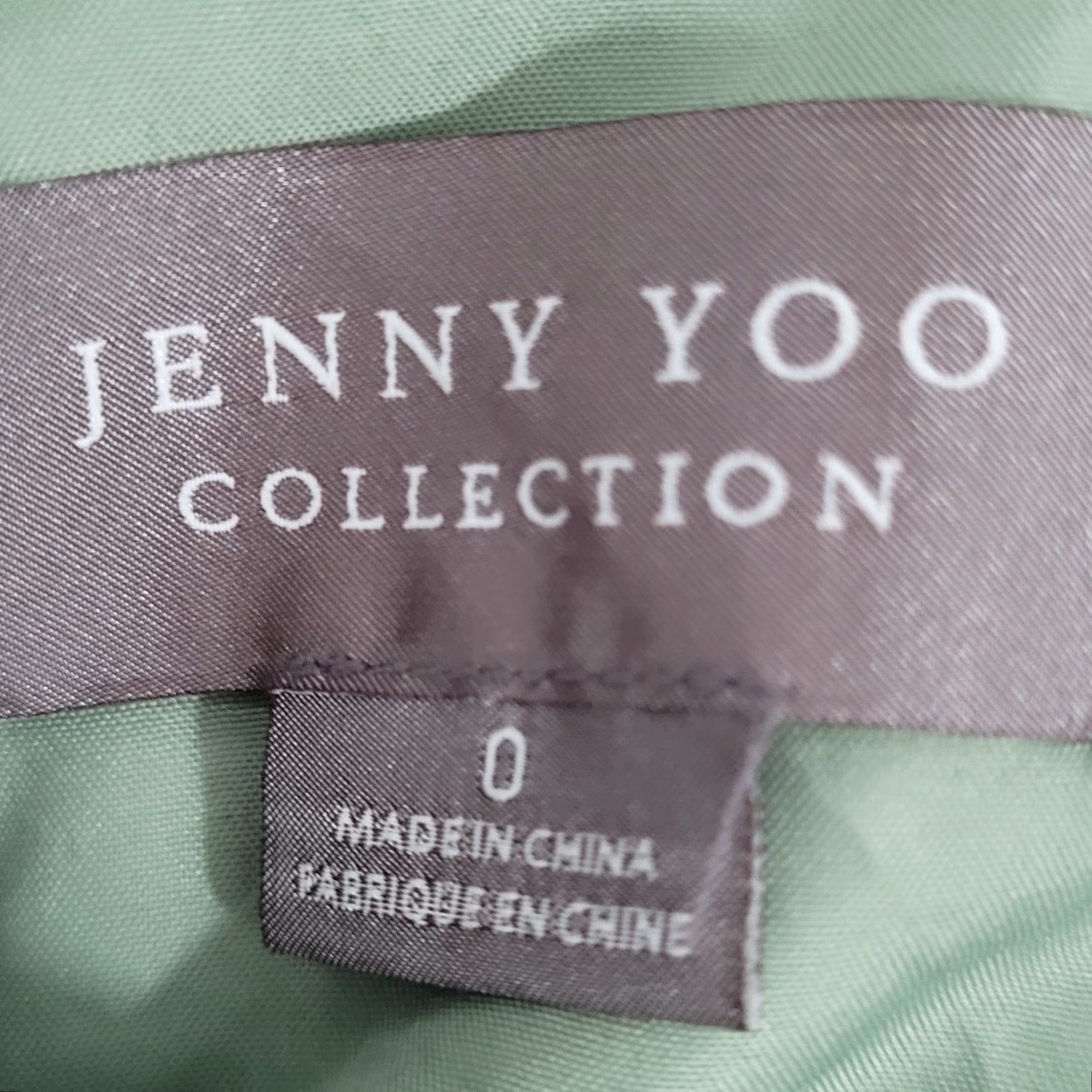 Vintage JENNY YOO Collection Green A-Line Maxi Skirt Size 0 Lined Womens Size 25" / US 0 / IT 36 - 3 Thumbnail