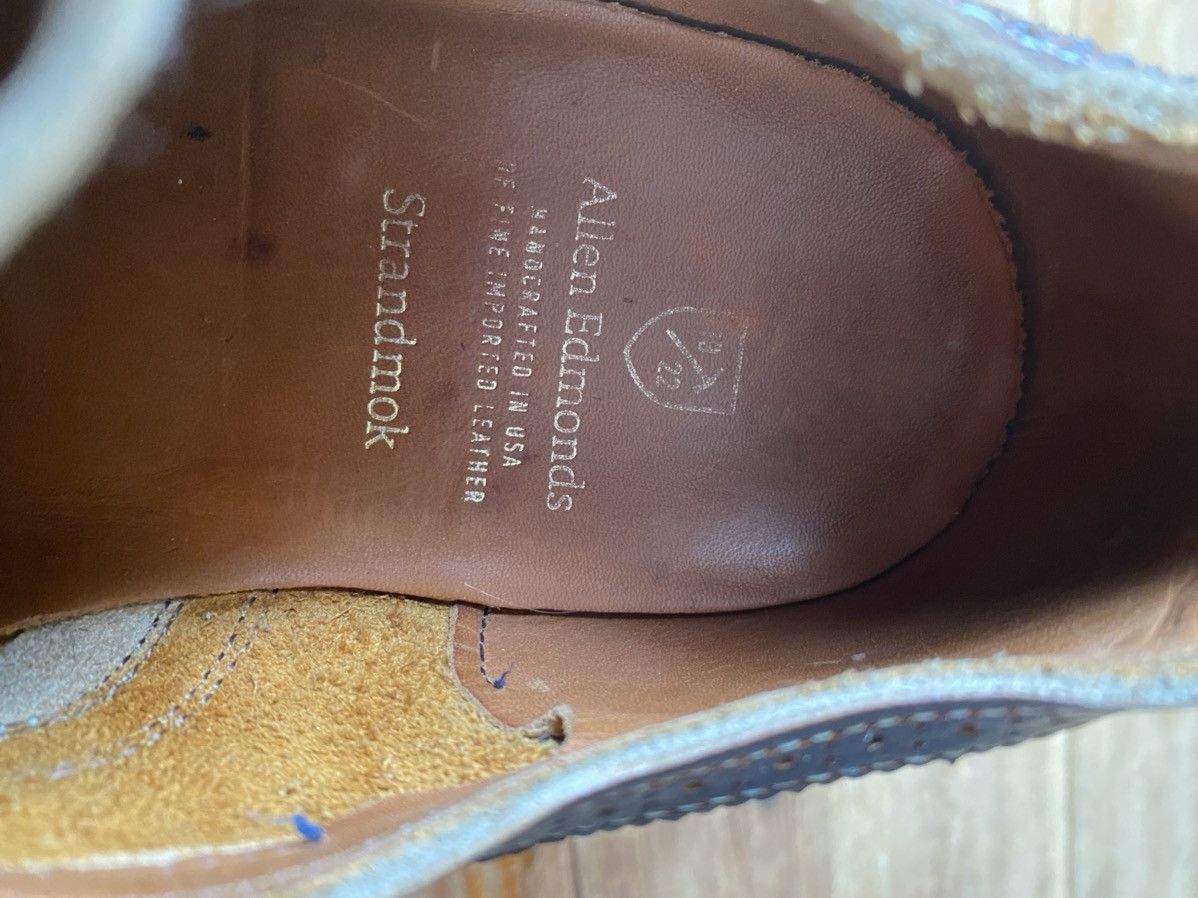 Allen Edmonds Allen Edmond strandmonk brown oxford shoes sz 9.5 Size US 9.5 / EU 42-43 - 13 Thumbnail