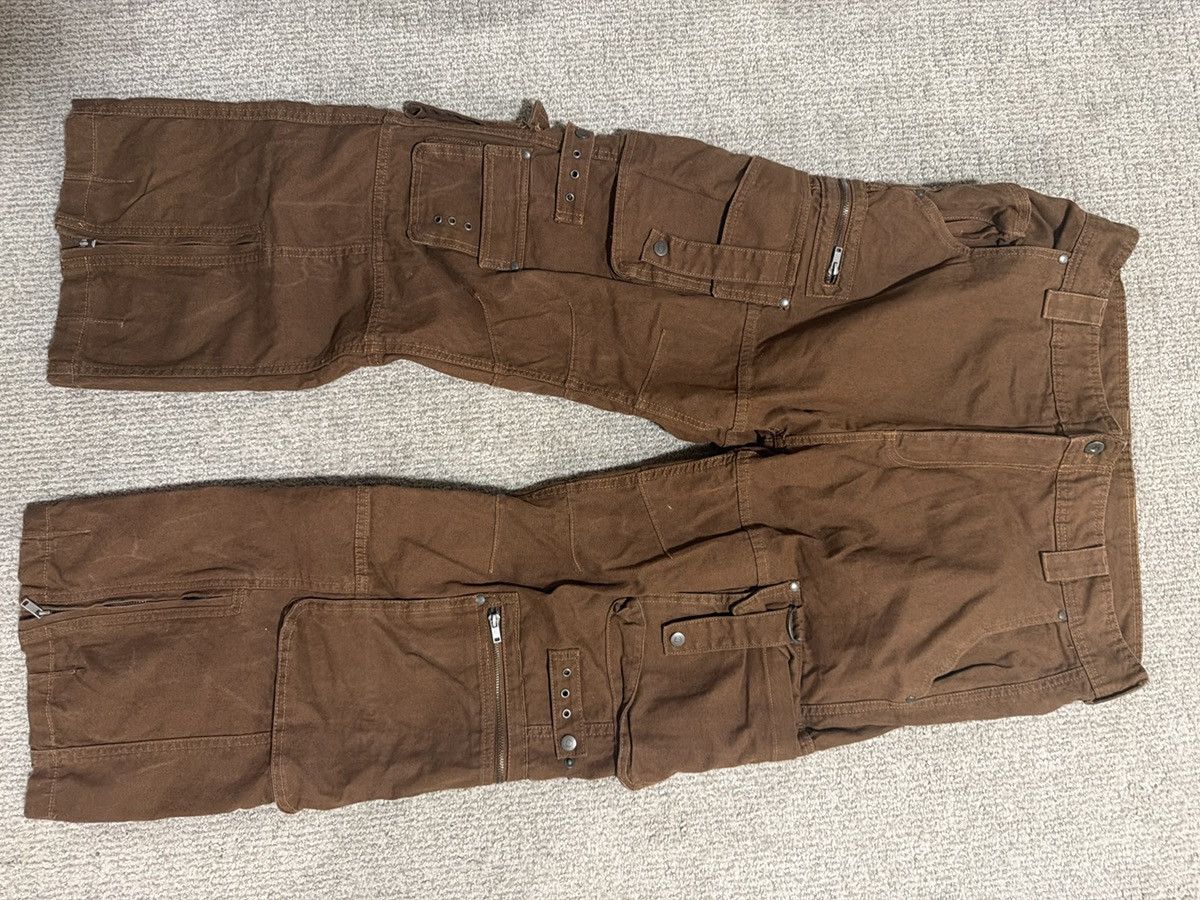 Zara Denim cargo pants Size US 38 / EU 54 - 7 Thumbnail