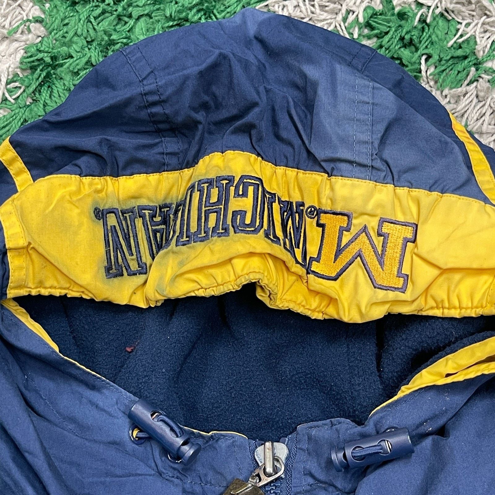 Pro Player vintage 1990s Pro Player Michigan Wolverines Blue Jacket Size US XXL / EU 58 / 5 - 5 Thumbnail