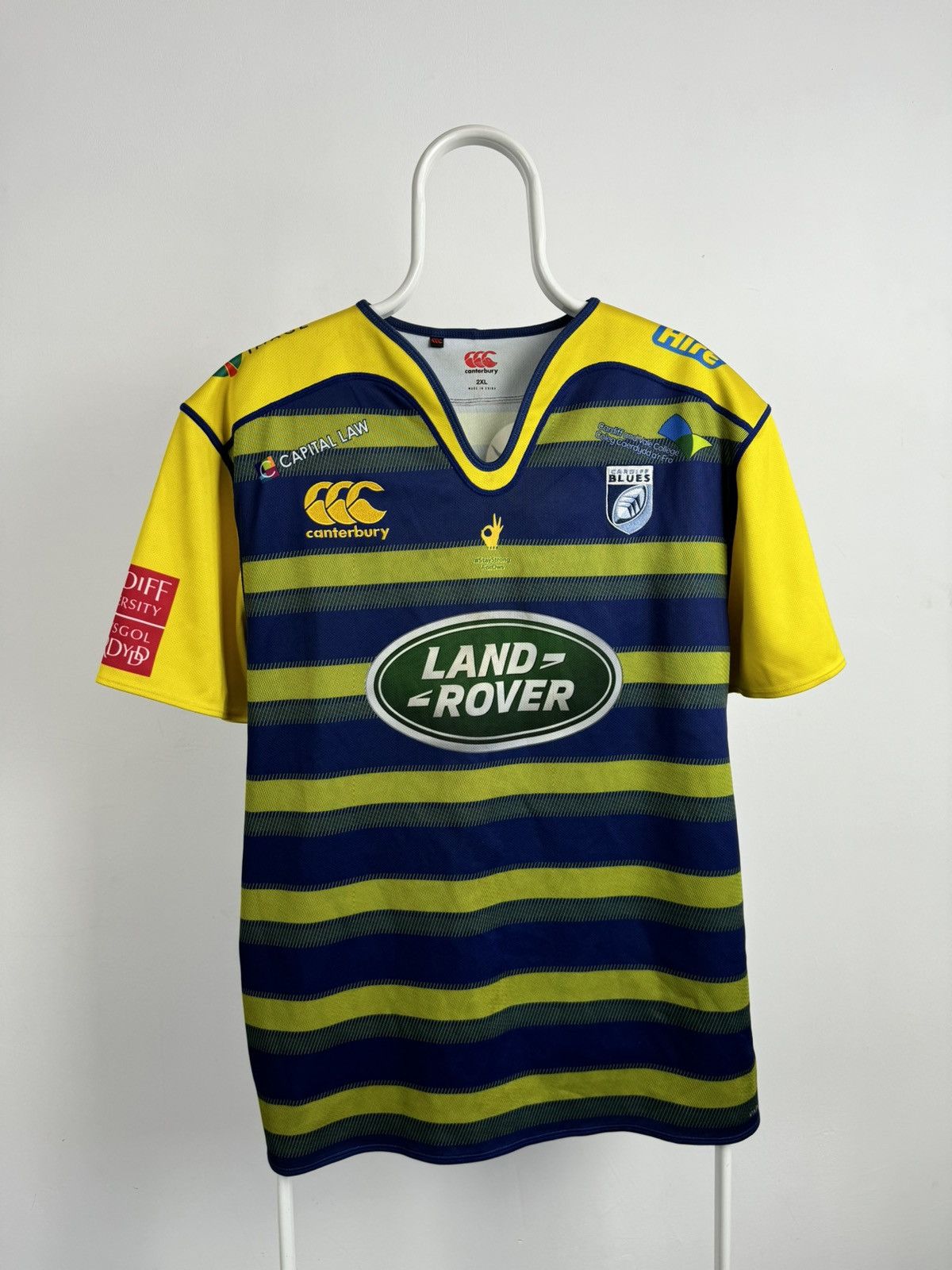 Canterbury of New Zealand Canterbury 2017/2018 Cardiff Blues RugbyJersey Shirt Size US XXL / EU 58 / 5 - 1 Thumbnail