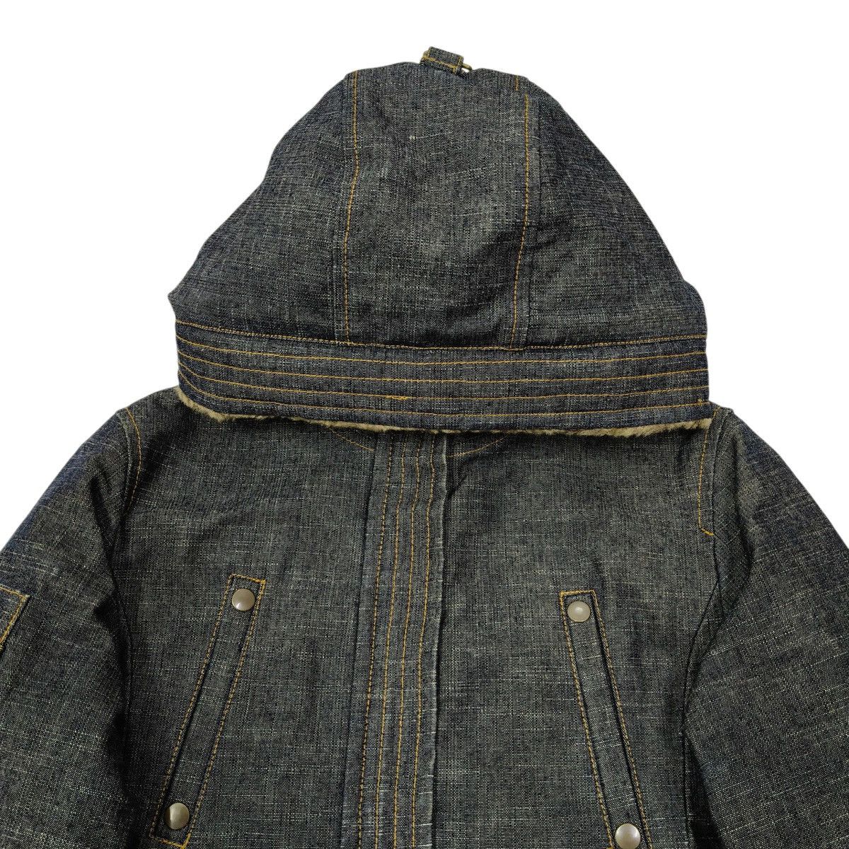 Japanese Brand Japanese Audrey and John Wad Heavy Denim Twill Jacket Hooded Size US M / EU 48-50 / 2 - 4 Thumbnail