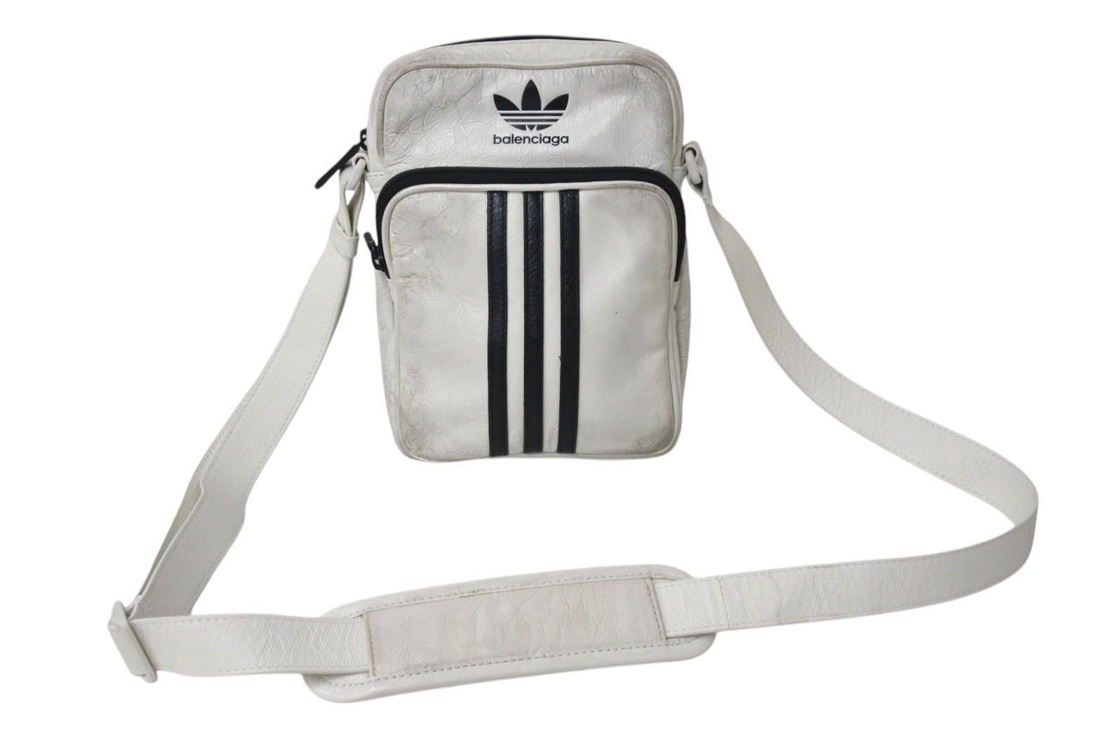 Balenciaga Crossbody Shoulder Bag in White, Men's