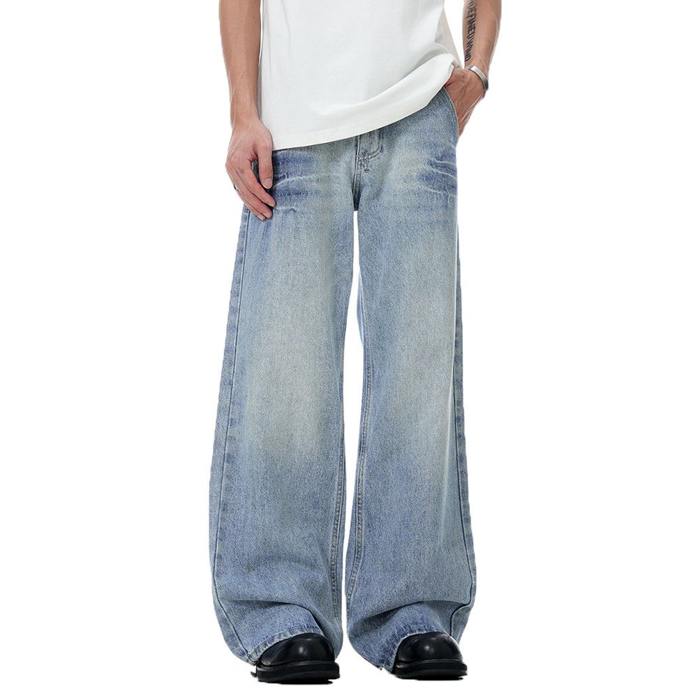 Jean × Vintage High Street Distressed Lightning Texture Jeans Size US 28 / EU 44 - 3 Thumbnail