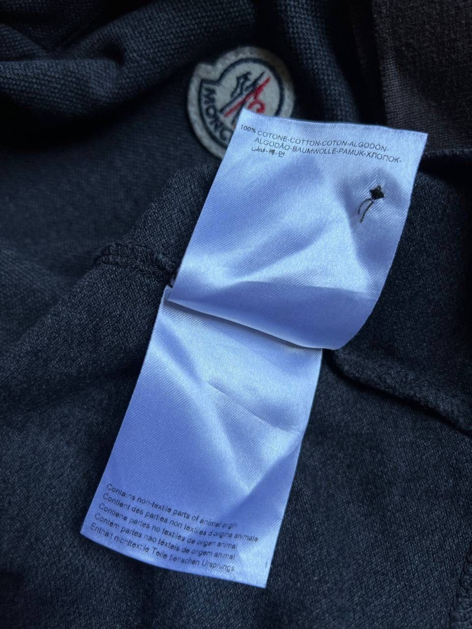 Designer × Moncler MONCLER LONG SLEEVE MAGLIA POLO t shirt tee GREY Size US M / EU 48-50 / 2 - 11 Thumbnail