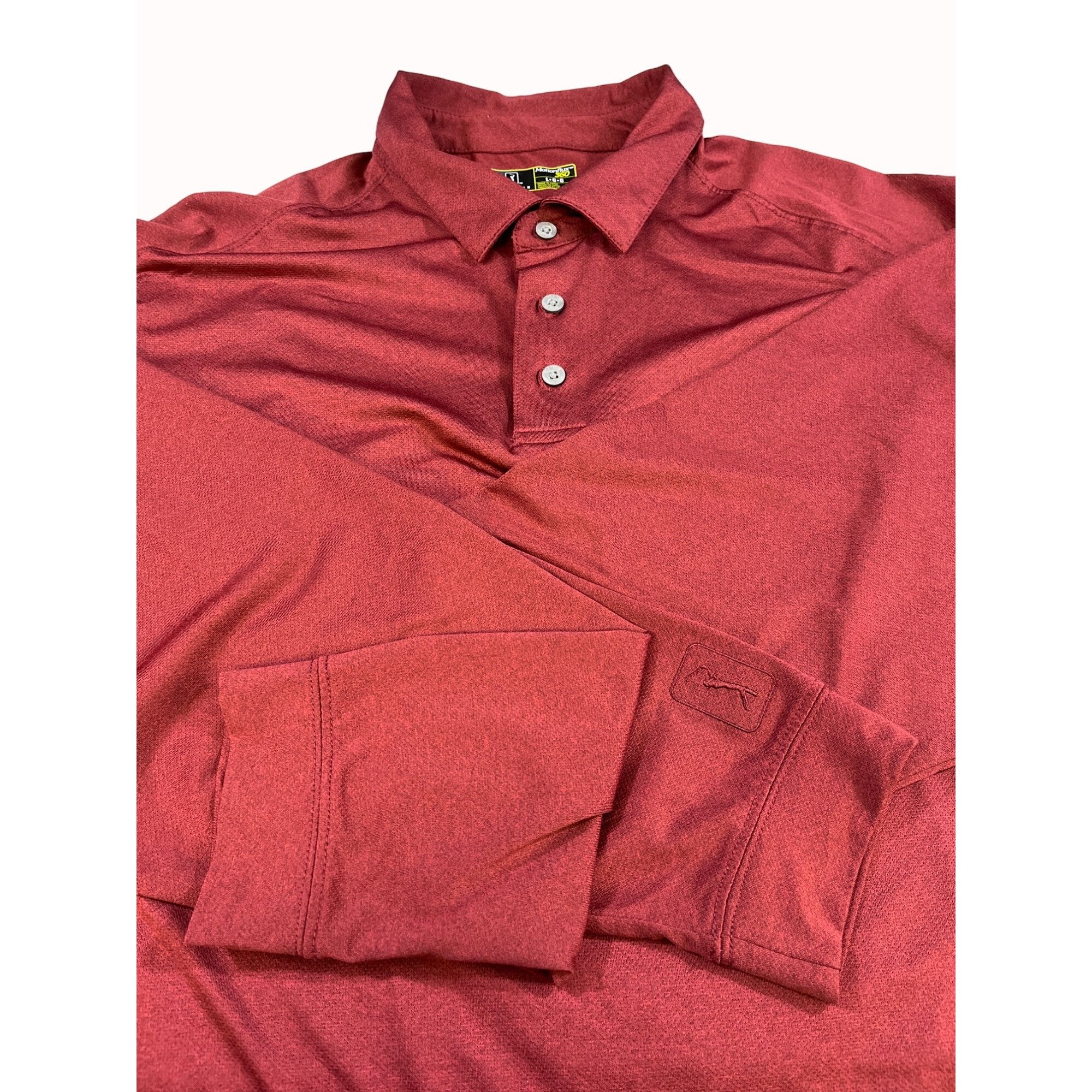 PGA Tour PGA Tour Motionflux 360 Men's Red Golf Polo Shirt Size L SKU Size US L / EU 52-54 / 3 - 3 Thumbnail