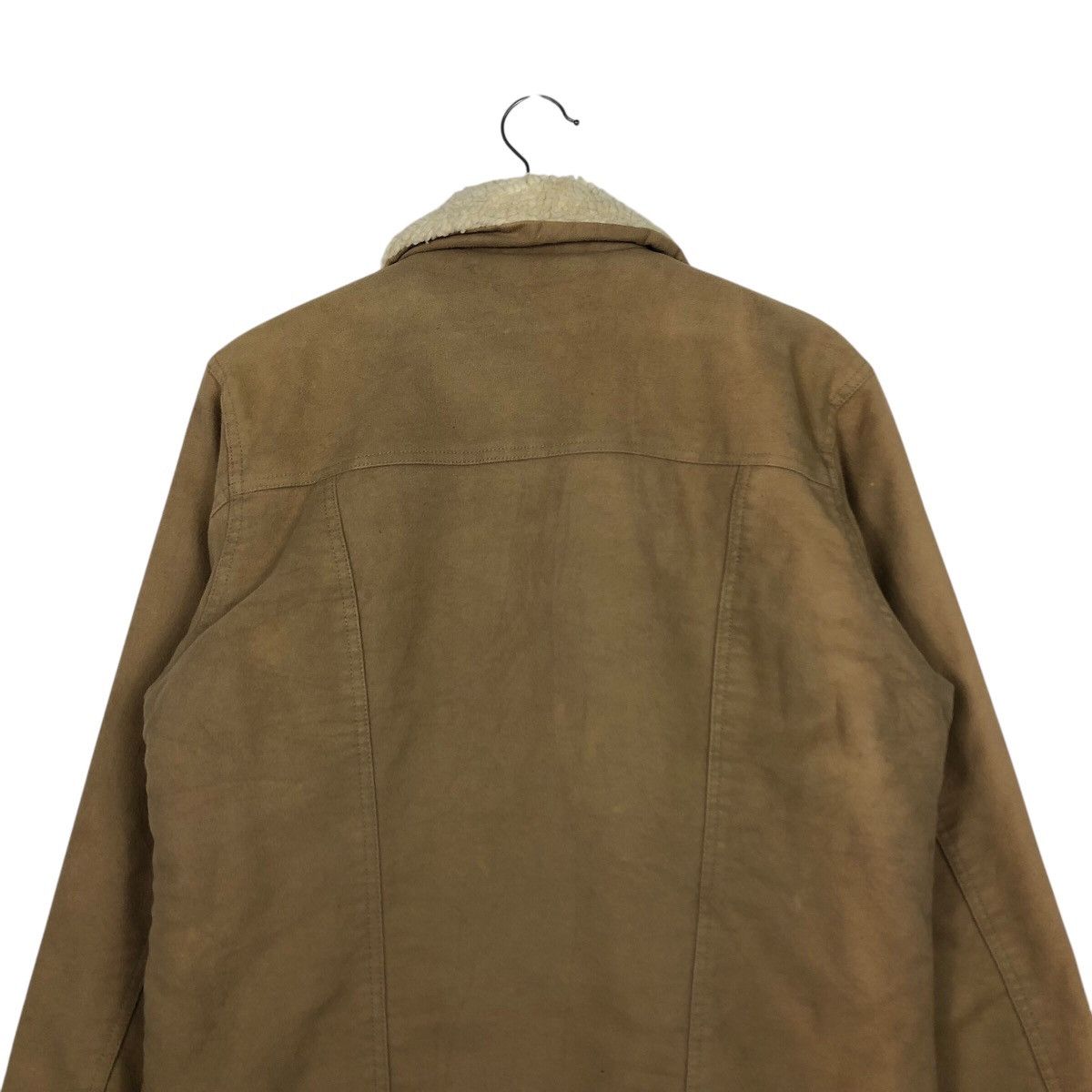Japanese Brand × Vintage 📌Global Work Chore Biker Jacket Double Collar Issey Miyake Size US M / EU 48-50 / 2 - 10 Thumbnail