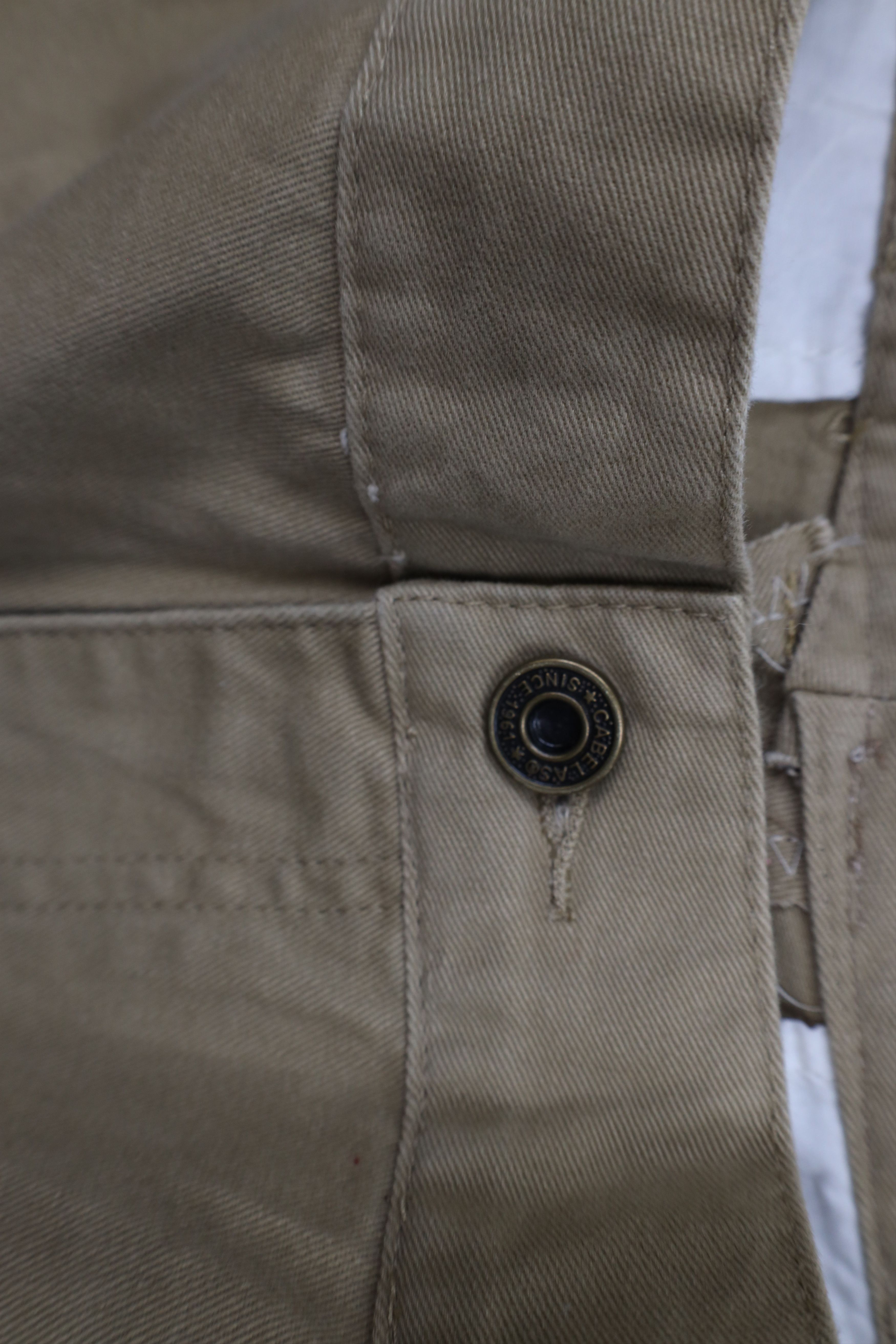 Cabelas × Vintage Vintage 90s Cabelas Wide Leg Cargo Pants Brown Cotton Size US 38 / EU 54 - 7 Thumbnail