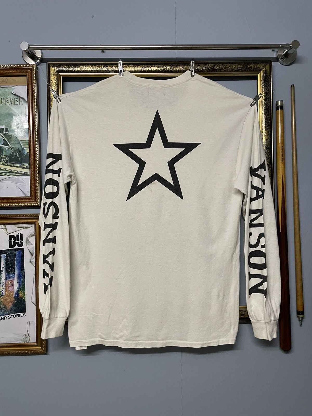 Designer × Vanson Leathers × Vintage Vintage Designer Vanson LeatherXJackrose One Star Longsleeve Size US M / EU 48-50 / 2 - 9 Thumbnail