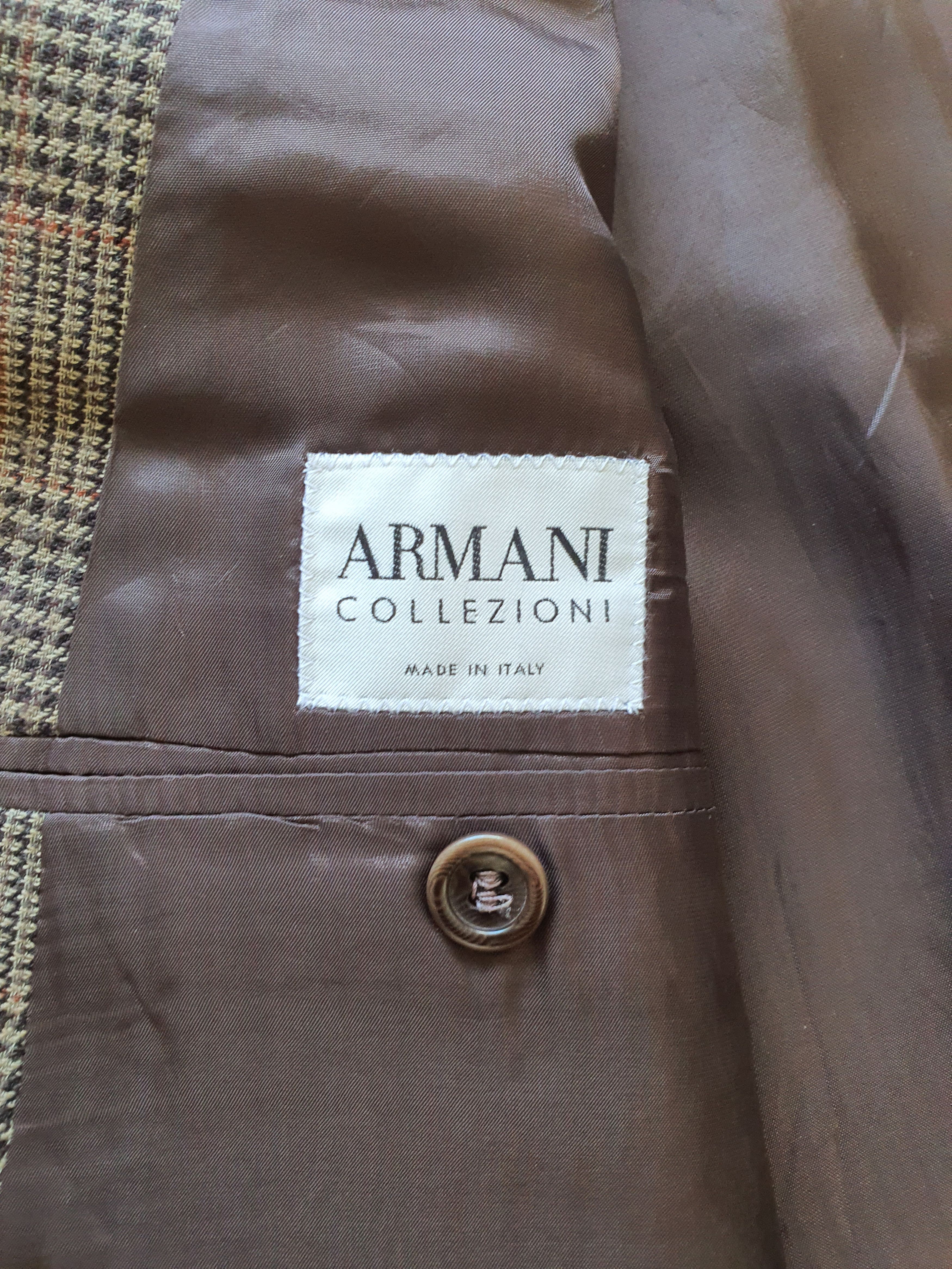 Armani Collezioni Glenplaid (Prince of Wales check) Blazer Jacket - EU IT 54L Size 44L - 5 Thumbnail