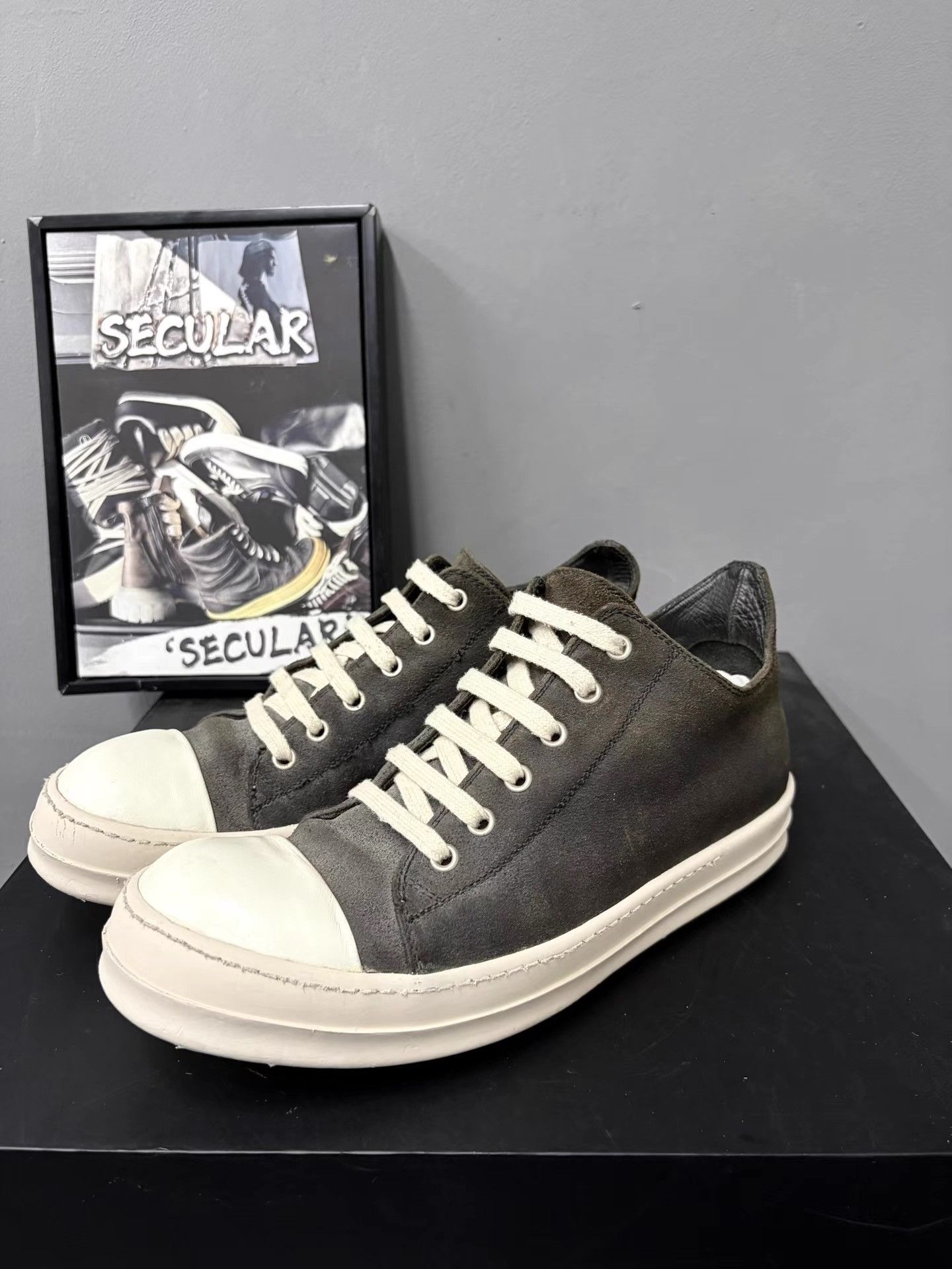 Rick Owens Rick Owens Mainline Leather Jumbo Sneakers K34 Size US 8 / EU 41 - 1 Thumbnail