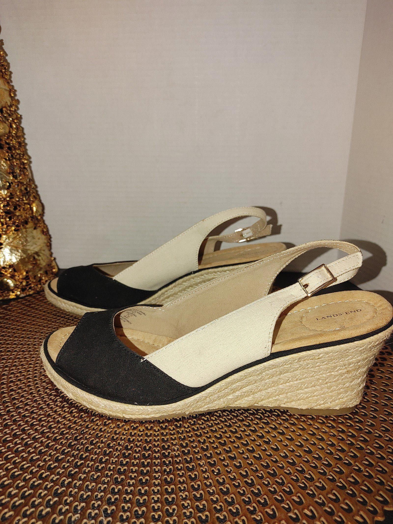 Lands' End Lands' End Wedges Size 7 Size US 7 / IT 37 - 1 Thumbnail