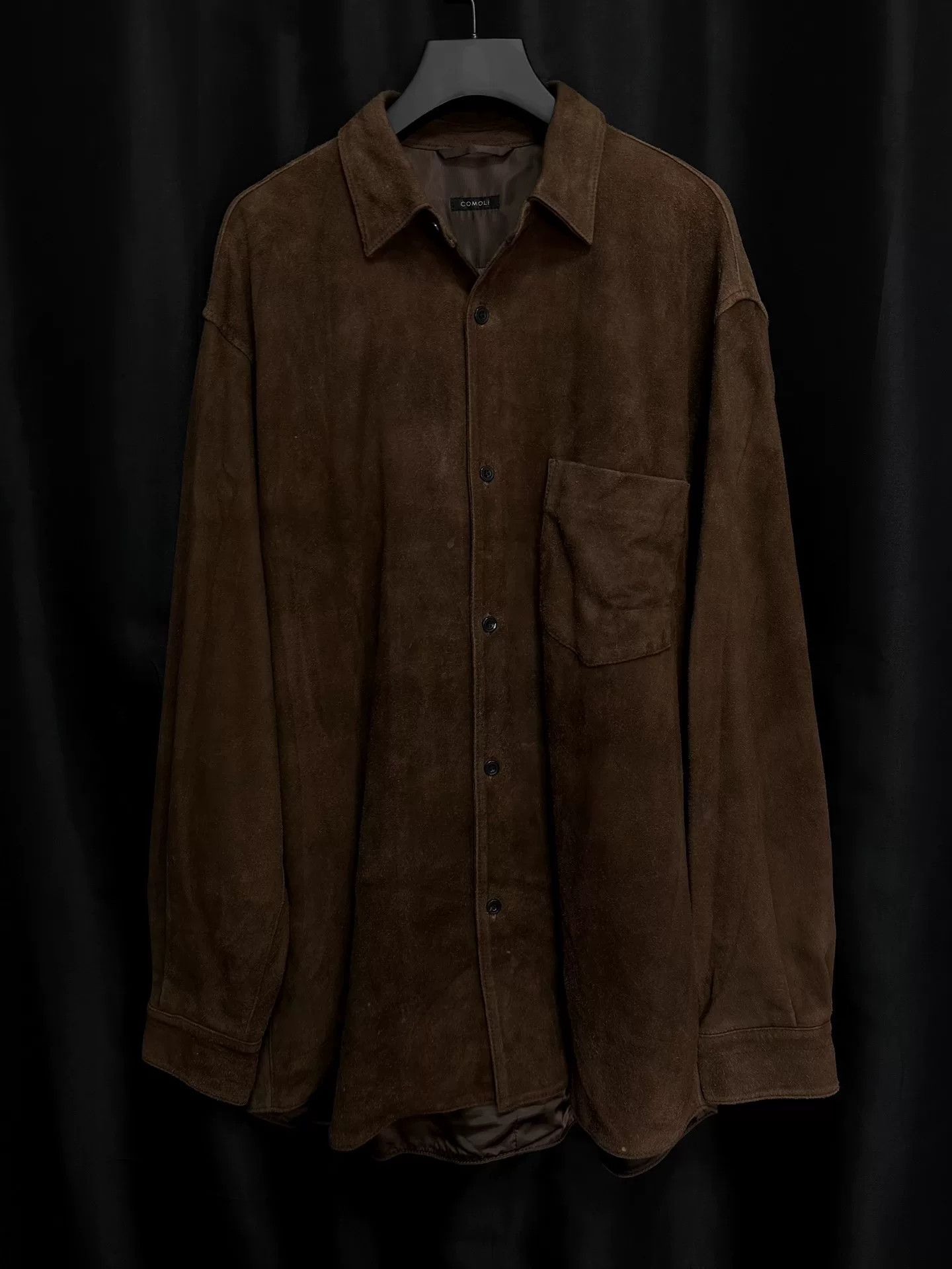 Comoli comoli deep brown deer leather shirt Size US L / EU 52-54 / 3 - 1 Thumbnail