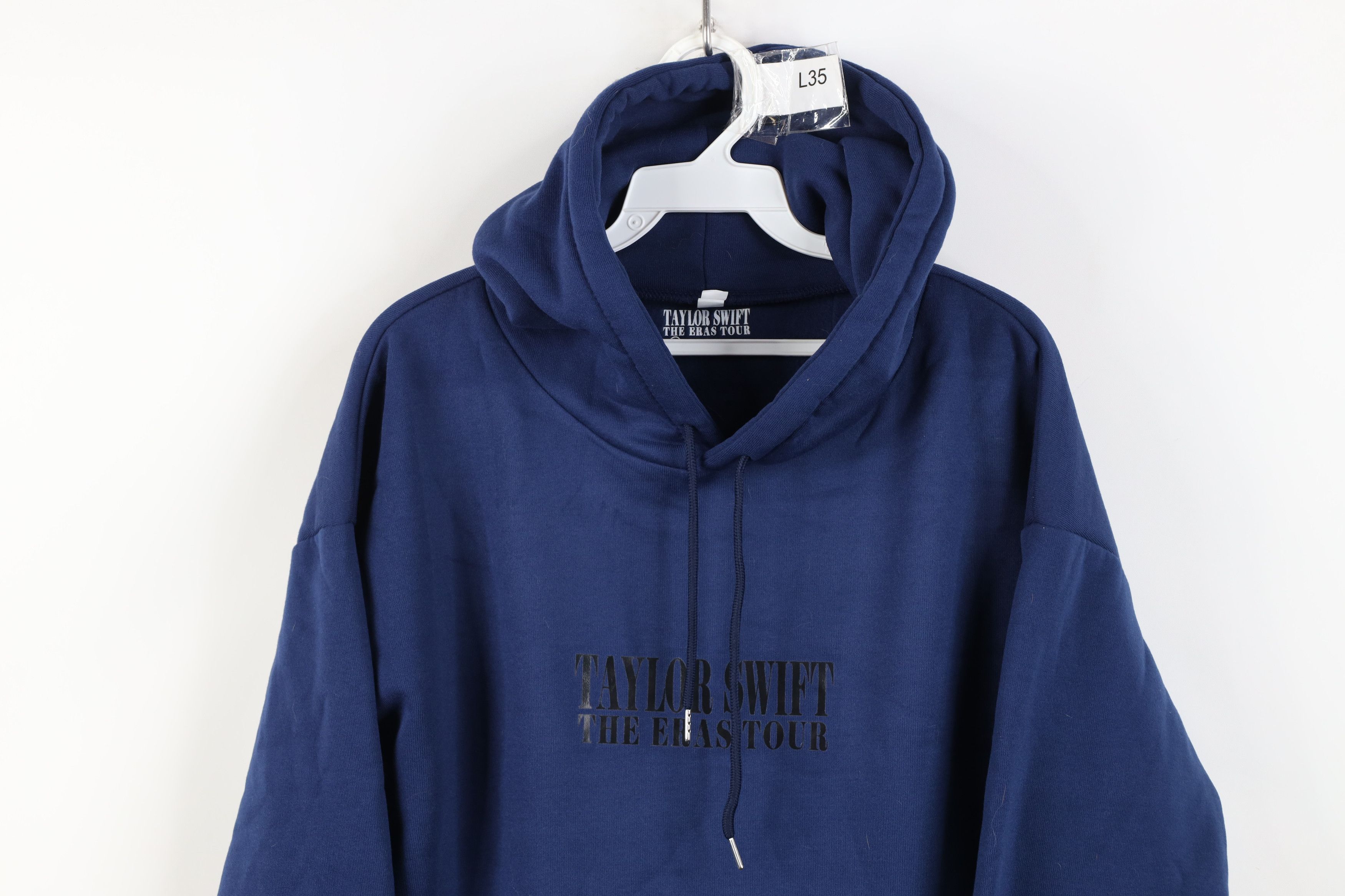 Vintage Taylor Swift The Eras Tour 2023 Hoodie Sweatshirt Navy Blue Size XL / US 12-14 / IT 48-50 - 2 Thumbnail