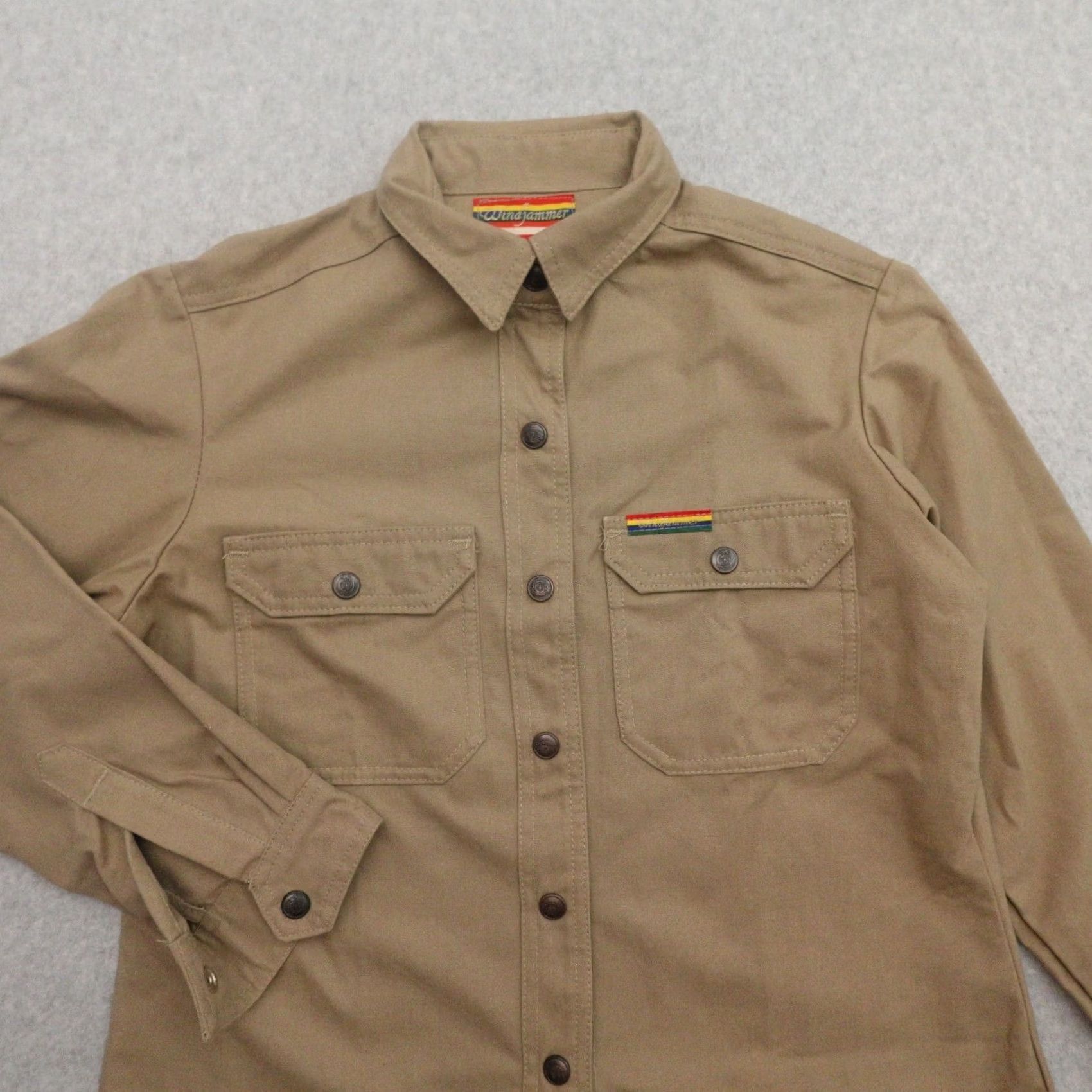 Vintage VINTAGE Windjammer Stearns Beige Jacket Shirt? Size US L / EU 52-54 / 3 - 5 Thumbnail