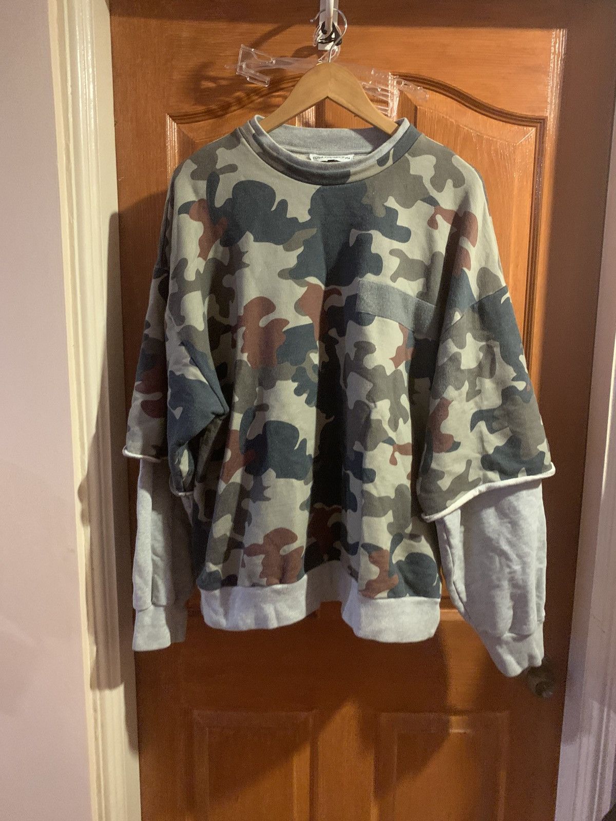 Gosha Rubchinskiy Gosha Rubchinskiy layered camouflage sweater Size US XL / EU 56 / 4 - 2 Thumbnail