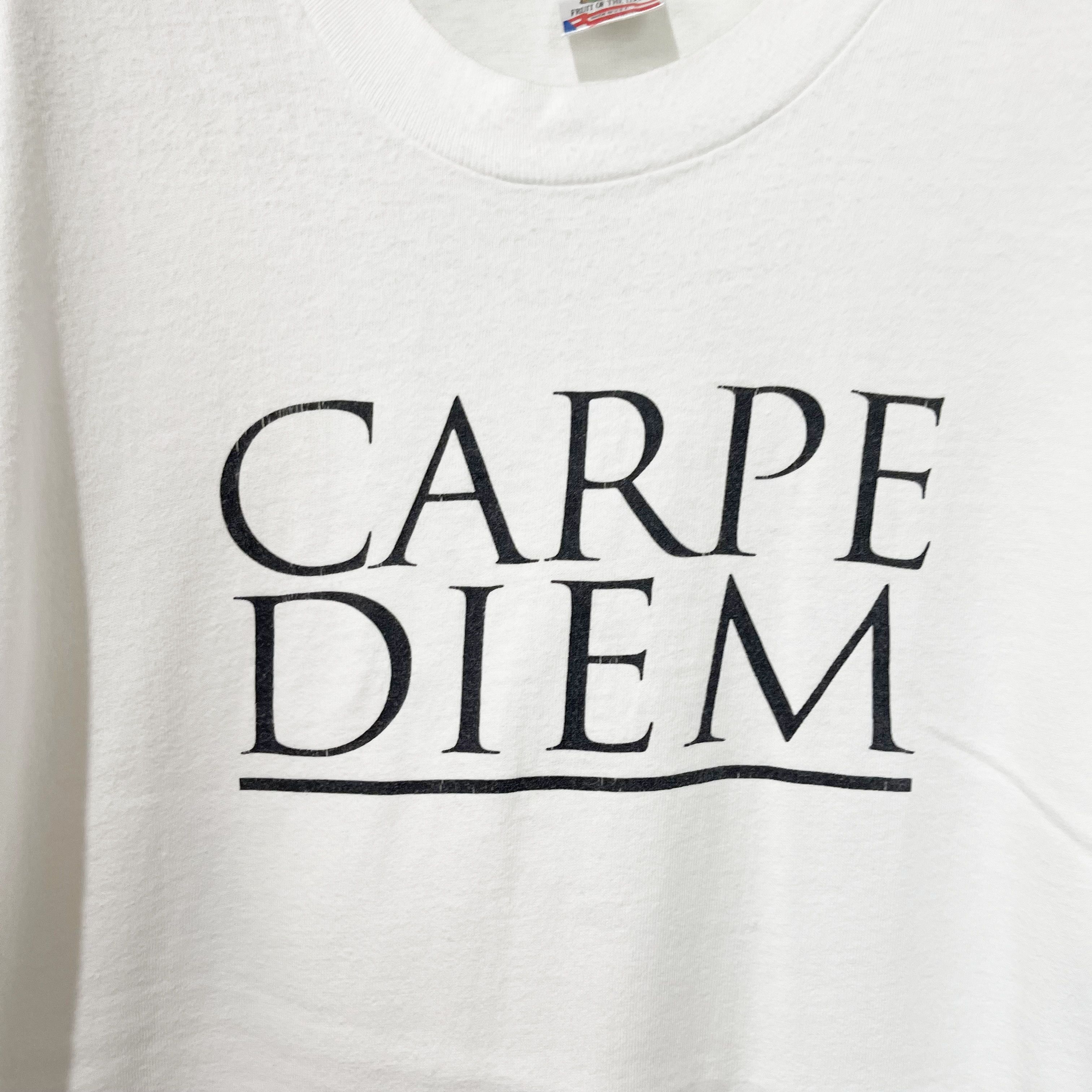 Vintage Vintage 90s Carpe Diem T-Shirt Size US XL / EU 56 / 4 - 2 Thumbnail