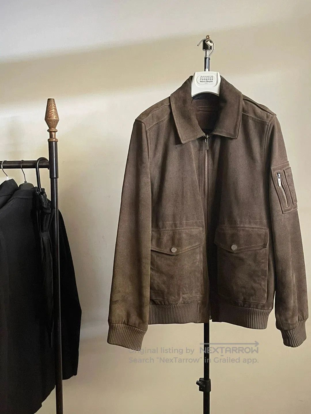 Calvin Klein Suede Zip.