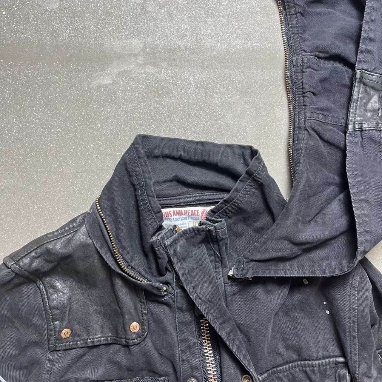 Japanese Brand × Le Grande Bleu (L.G.B.) Bond and Peace Zip-off Hoodie Jacket Size US M / EU 48-50 / 2 - 11 Thumbnail