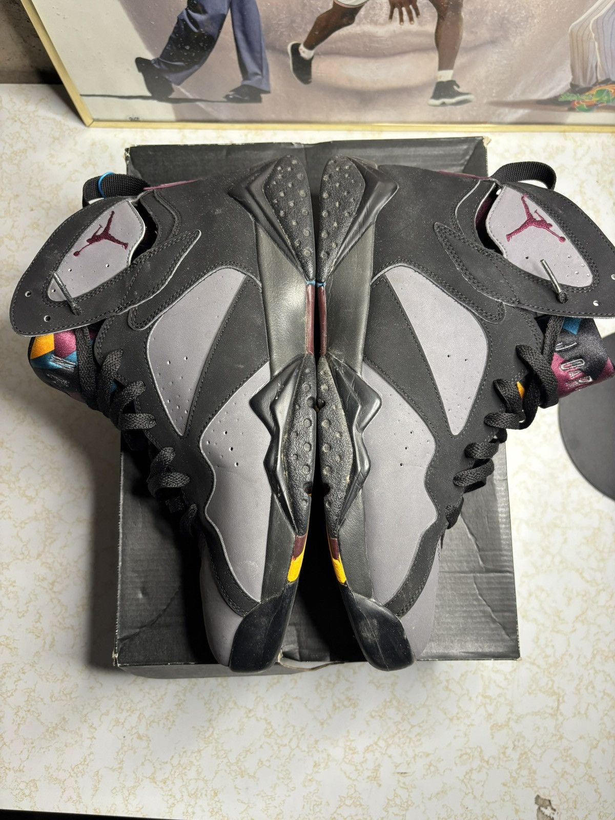 Jordan Brand Air Jordan 7 Retro Bordeaux Size US 11 / EU 44 - 4 Thumbnail