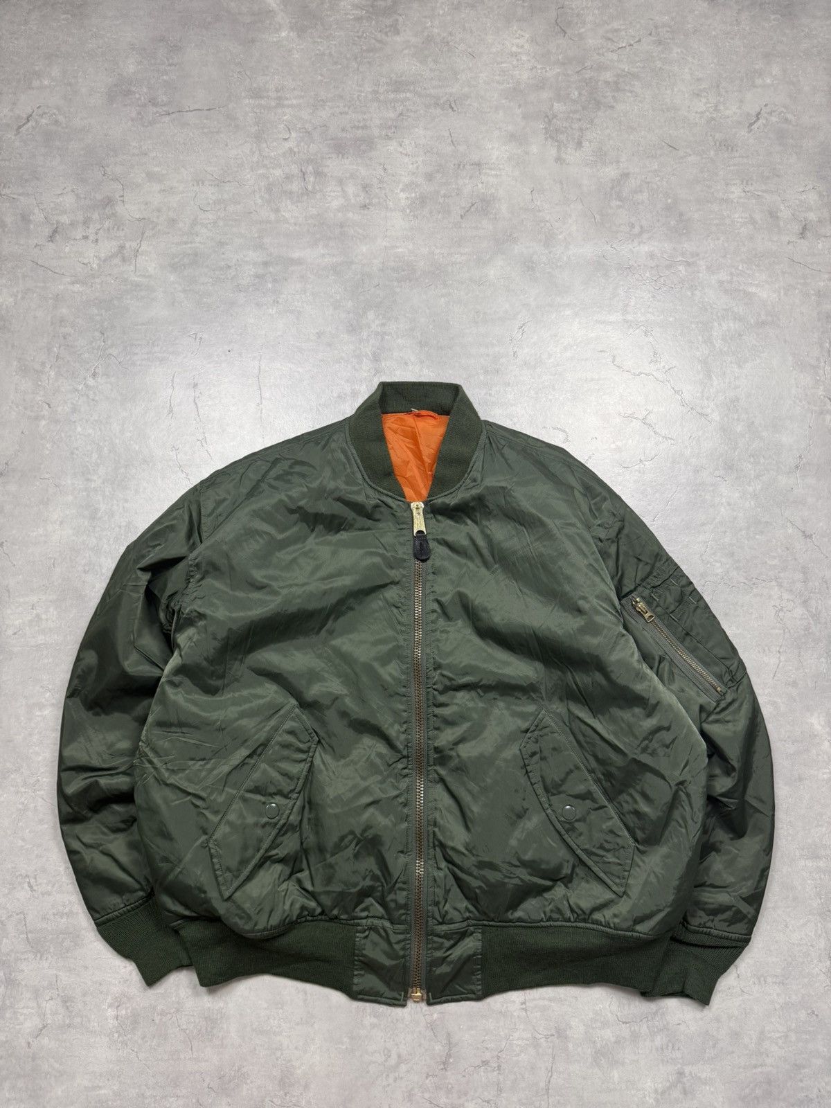 Vintage Vintage Bomber MA1 Size US XL / EU 56 / 4 - 1 Thumbnail
