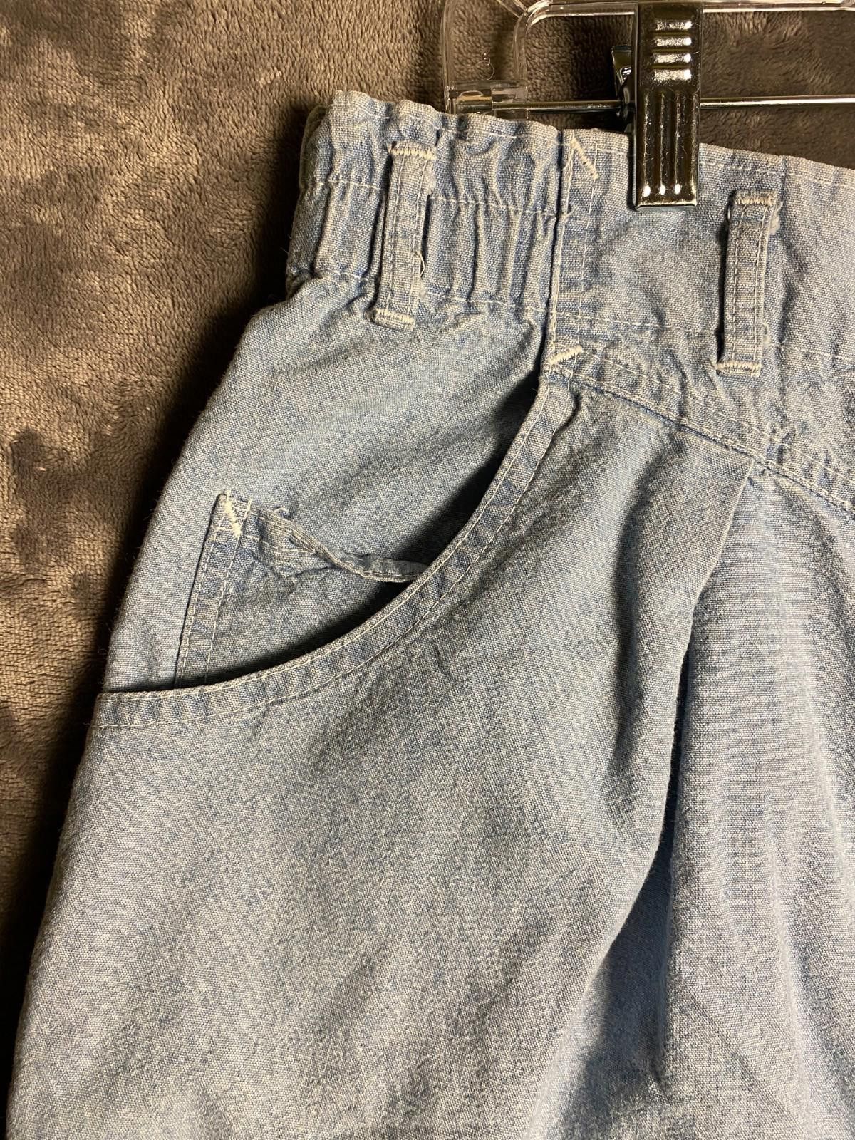 Dockers 90s Dockers Denim Mom Shorts Sz 12 Pleated Y2K High Rise B15 Size 34" / US 12 / IT 48 - 6 Thumbnail