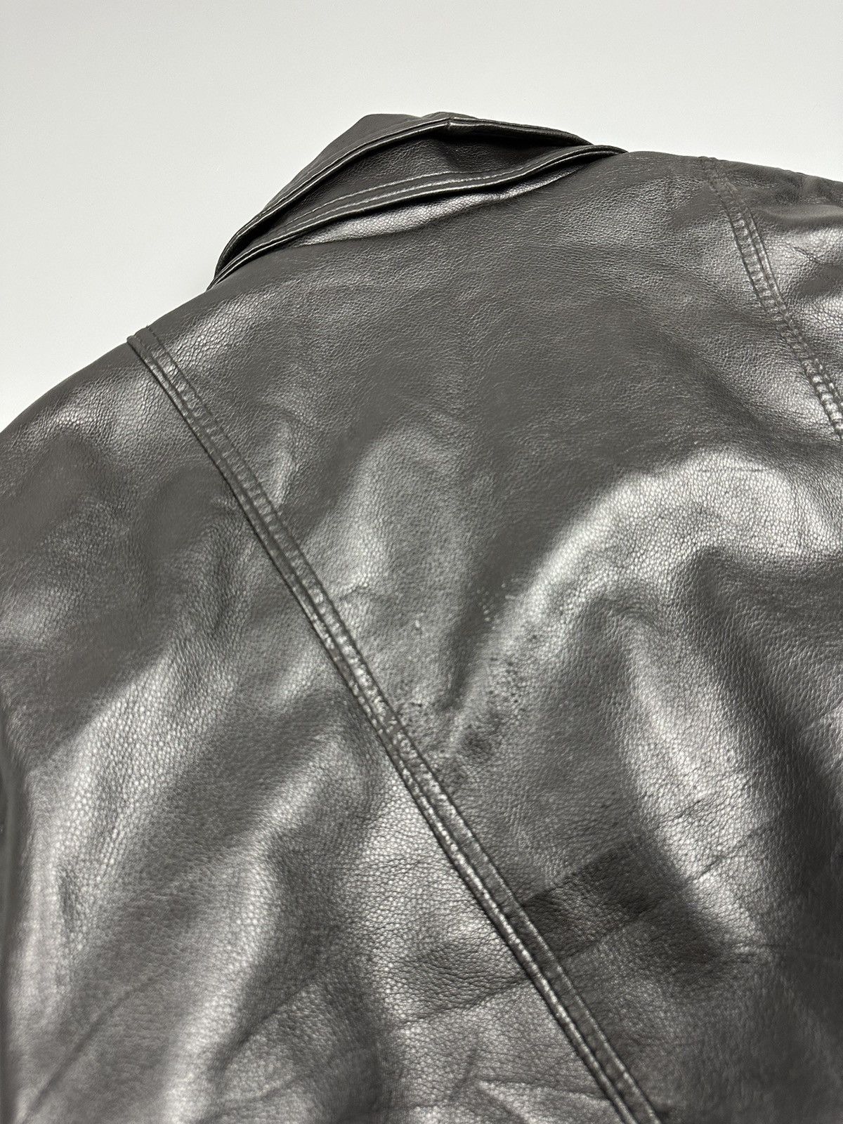 Vintage 🔥Rare Sick🔥Vintage Bottega Soft Leather Jacket Size US L / EU 52-54 / 3 - 20 Thumbnail