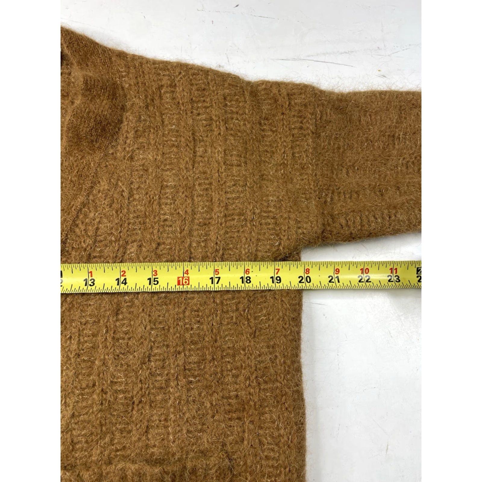 Vintage VINTAGE Eleven Six Cardigan Knit Sweater Alpaca Brown XS/S Women Long Sleeve Size XS/S Cardigan Peru Womens Brown Knit Alpaca Blend 90s Size XS / US 0-2 / IT 36-38 - 7 Thumbnail