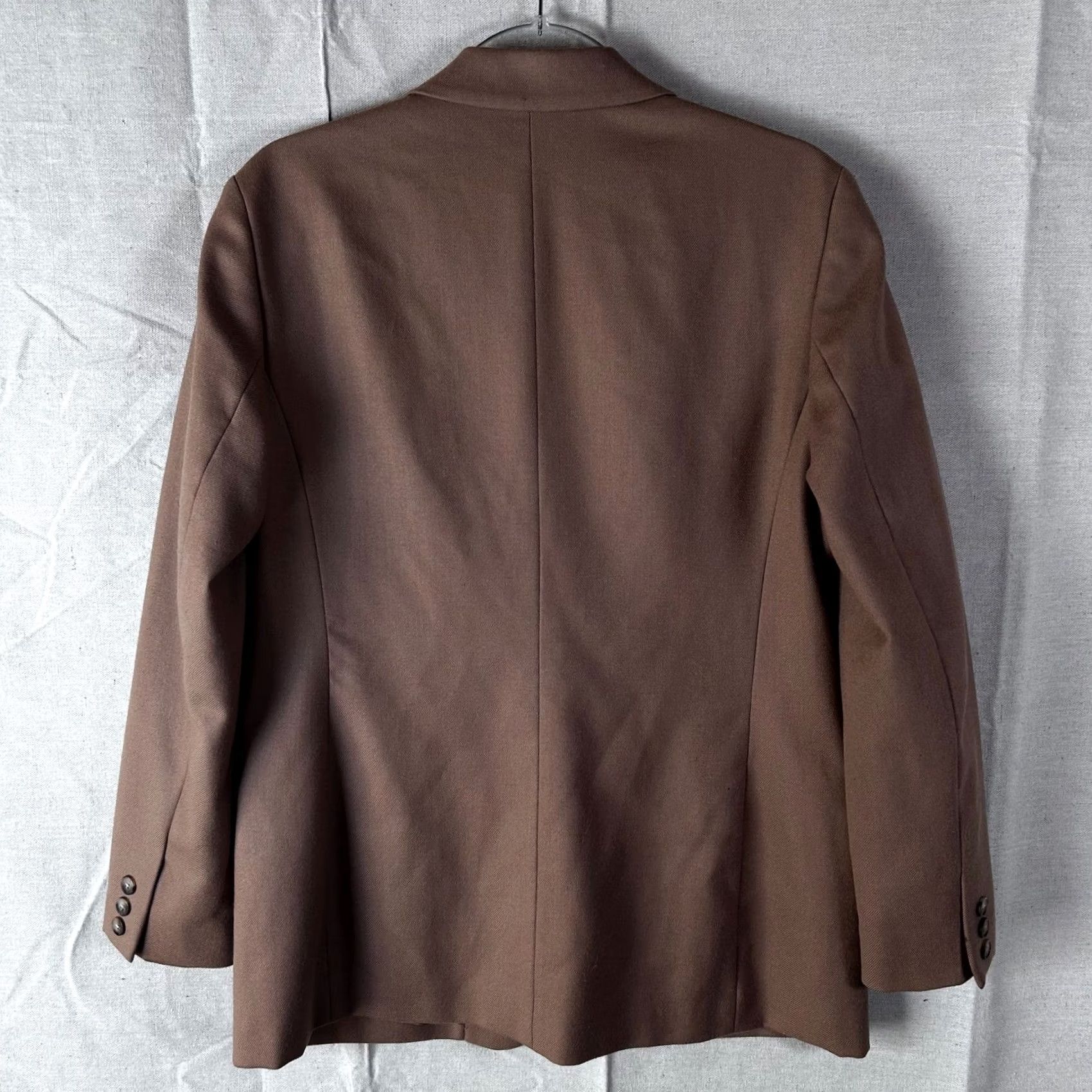 Pendleton Pendleton Blazer Jacket Brown Wool Single Button Notch Lapel 100% Virgin Wool Women Size 8 Size M / US 6-8 / IT 42-44 - 3 Thumbnail