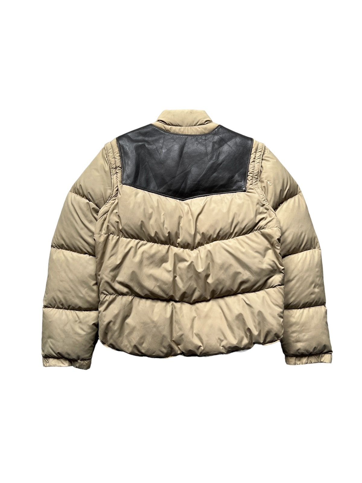 Schott Vintage Schott Western Puffer Down Vest Jacket Size US L / EU 52-54 / 3 - 3 Thumbnail