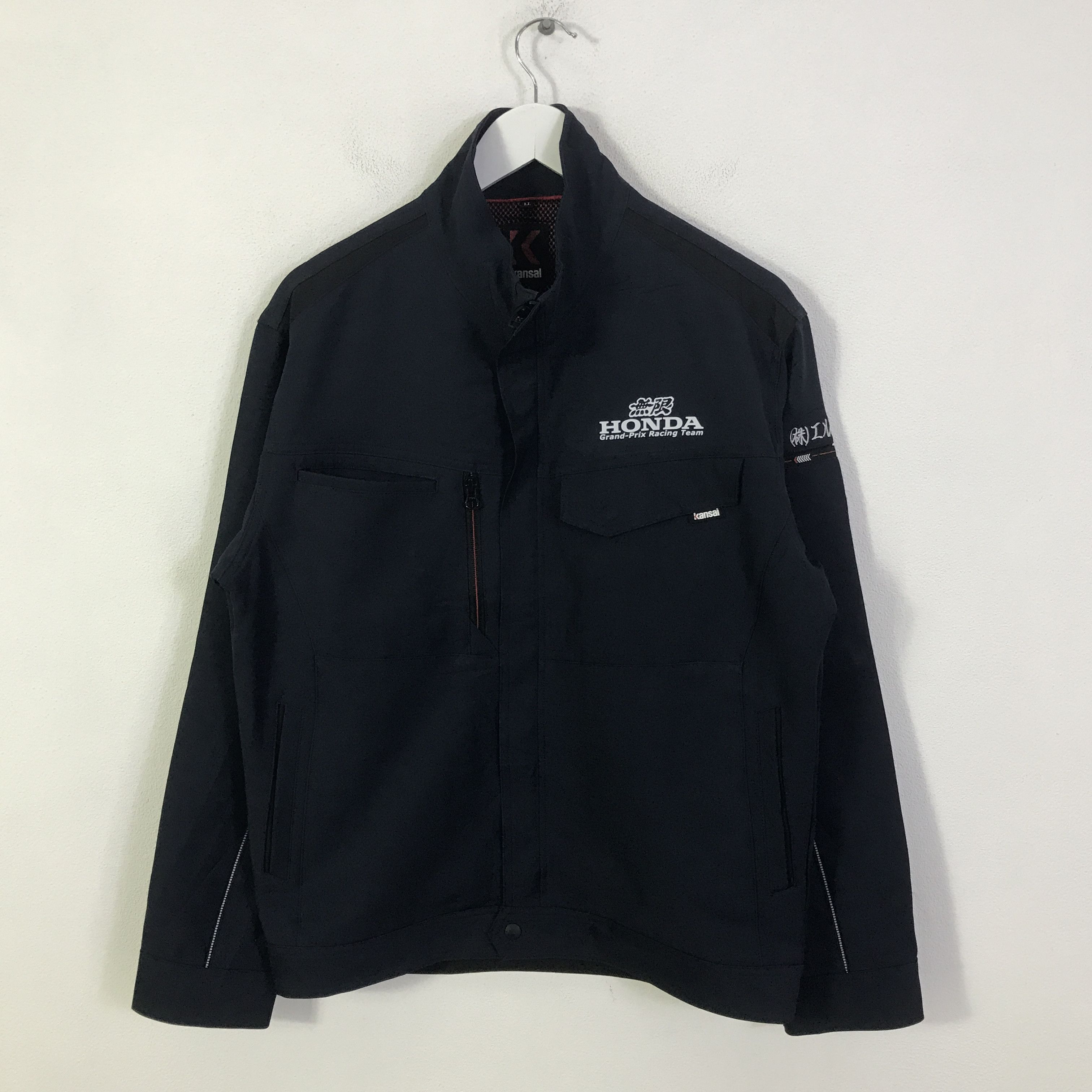 Japanese Brand Vtg Honda grand-prix racing team Work cuatom jacket K125B7 Size US L / EU 52-54 / 3 - 3 Thumbnail