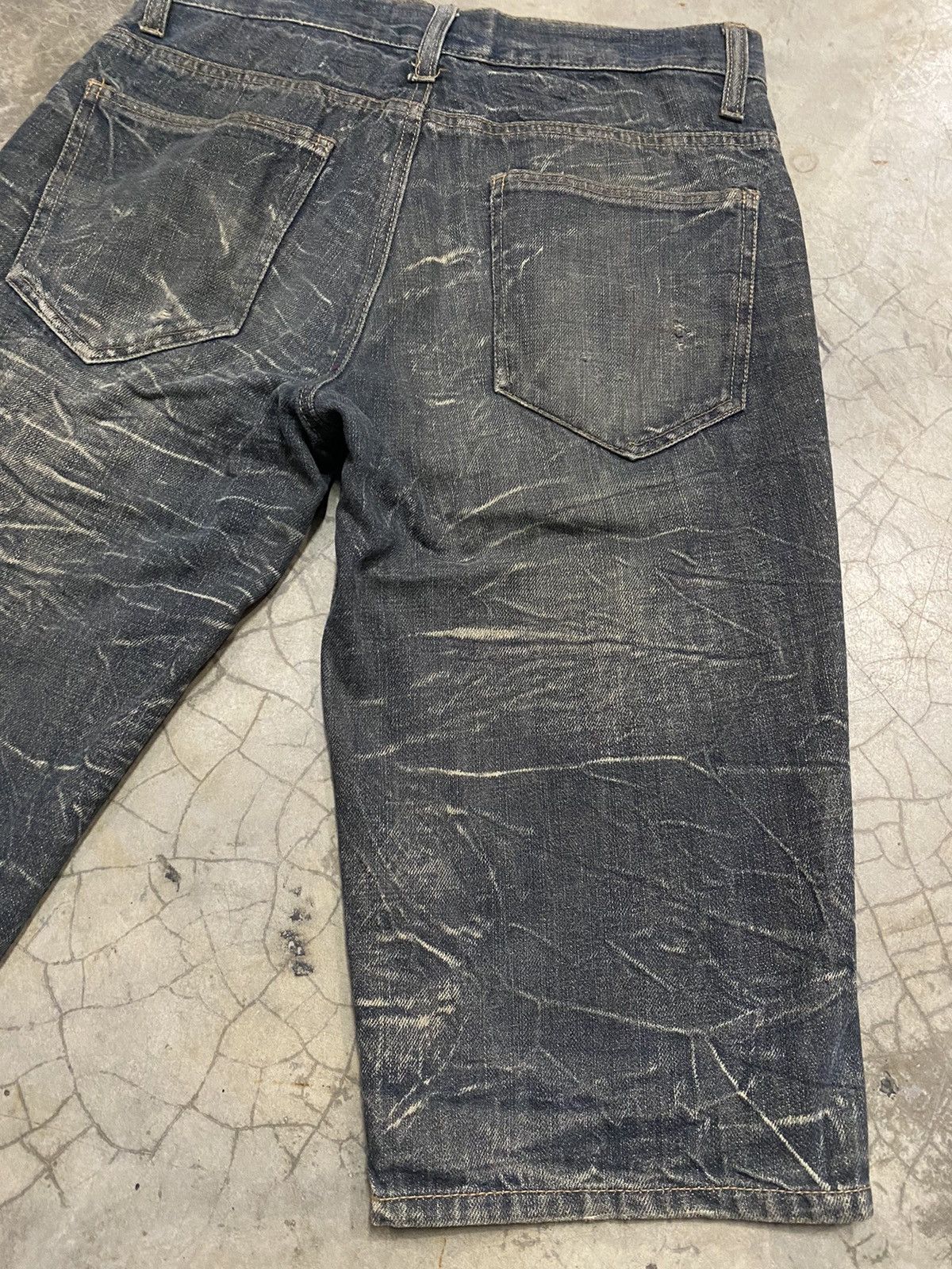 Hysteric Glamour × If Six Was Nine × Japanese Brand Japanese Barcedos Exchange Distressed Jeans Short Size US 31 - 9 Thumbnail