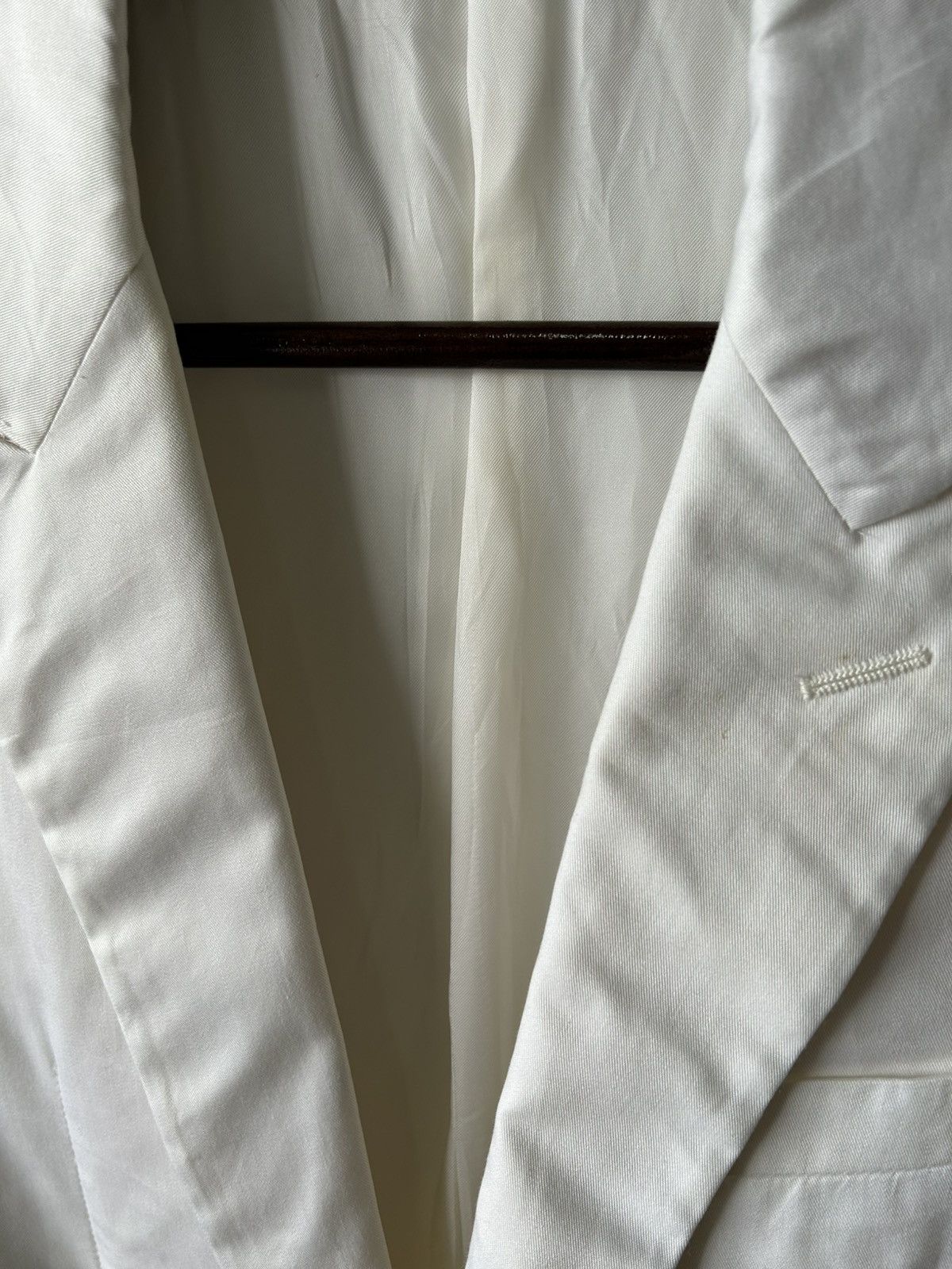 Dior Dior Hedi Slimane White Blazer Size S / US 4 / IT 40 - 7 Thumbnail