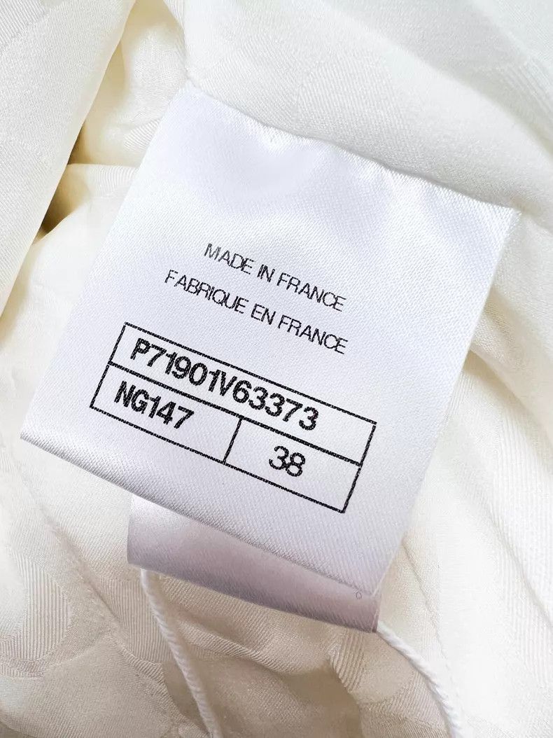 Chanel Chanel White soft tweed round-neck long-sleeved jacket Size XS / US 0-2 / IT 36-38 - 6 Thumbnail