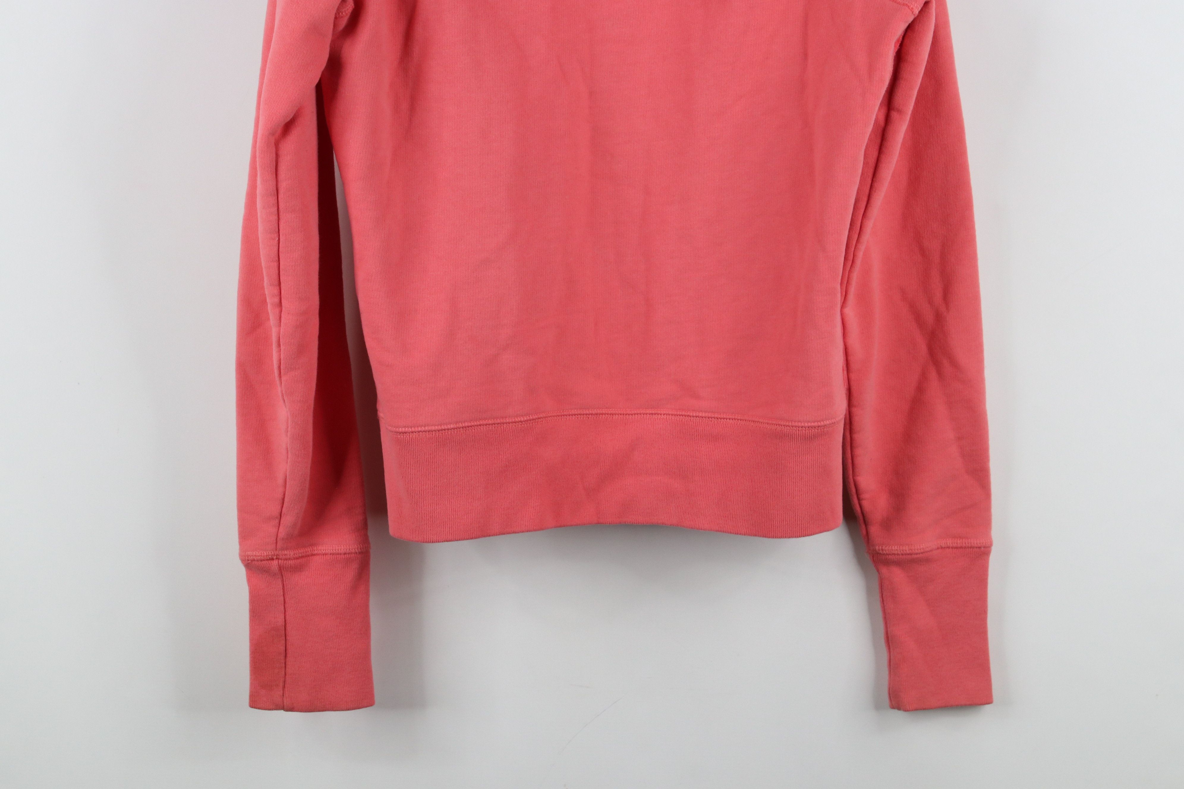Abercrombie & Fitch × Vintage Vintage 90s Y2K Abercrombie & Fitch Script Hoodie Pink Size L / US 10 / IT 46 - 12 Thumbnail