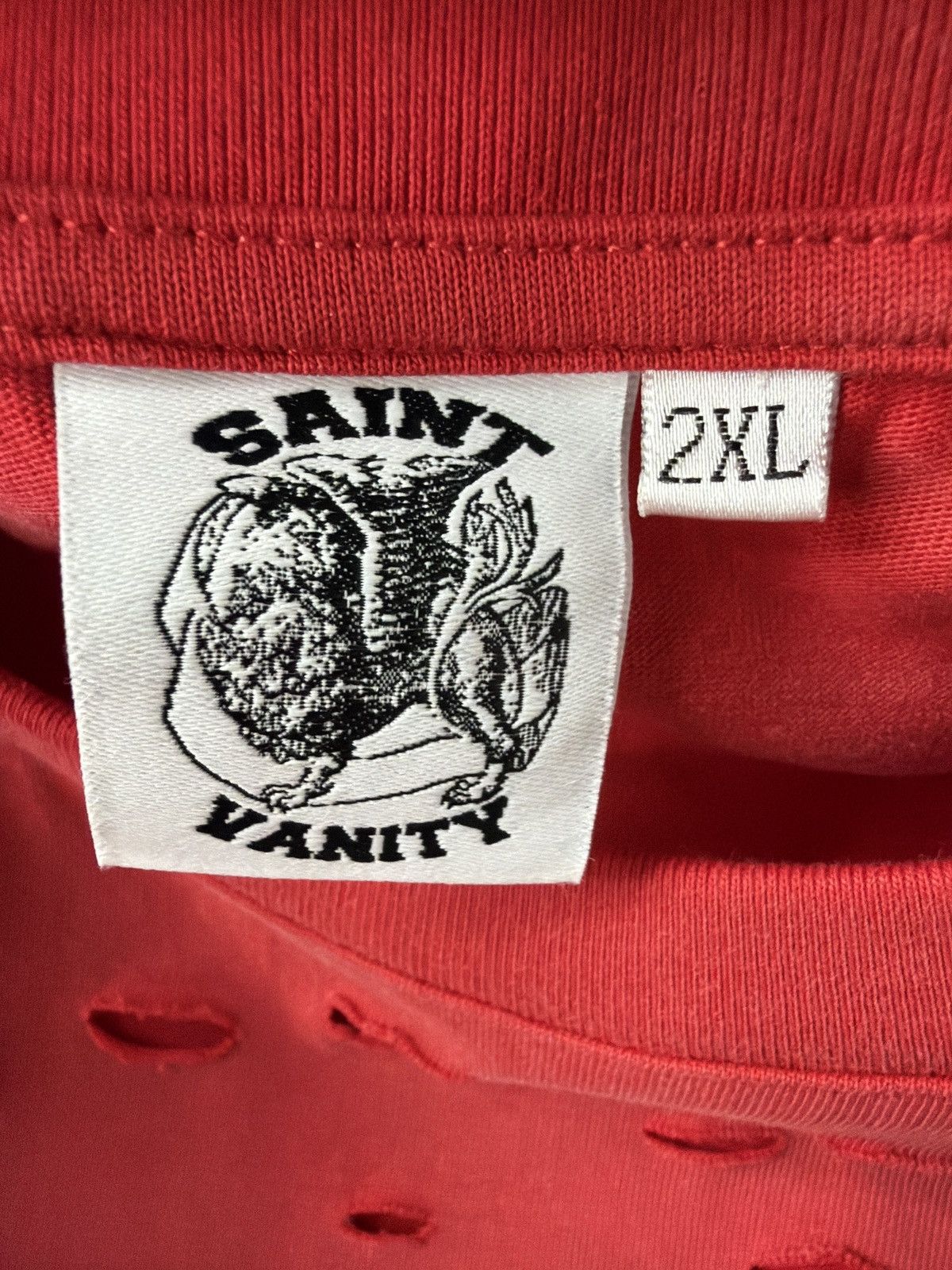 Saint Vanity Saint Vanity Cuttoff Layered Thermal Red Size US XXL / EU 58 / 5 - 3 Thumbnail