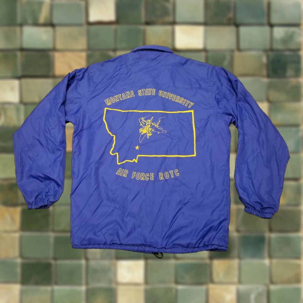 Dunbrooke VINTAGE Dunbrooke Jacket Womens XL Blue Montana State University Pla-Jac Windbreaker Size XL / US 12-14 / IT 48-50 - 1 Thumbnail