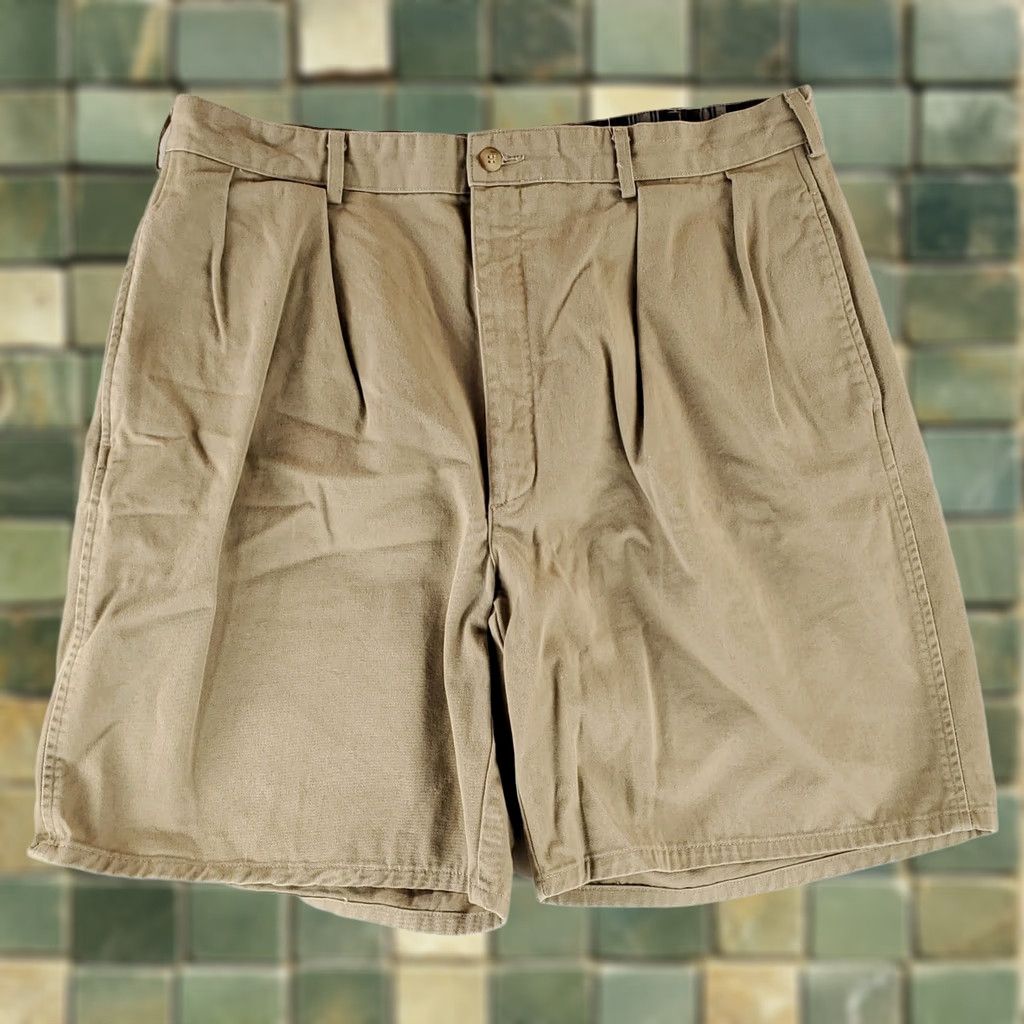 Polo Ralph Lauren VTG Polo Ralph Lauren Golf Shorts Pleated Tan Mens 35 Chino 90s Classic Brown Polo Ralph Lauren Mens Shorts Size US S / EU 44-46 / 1 - 1 Thumbnail