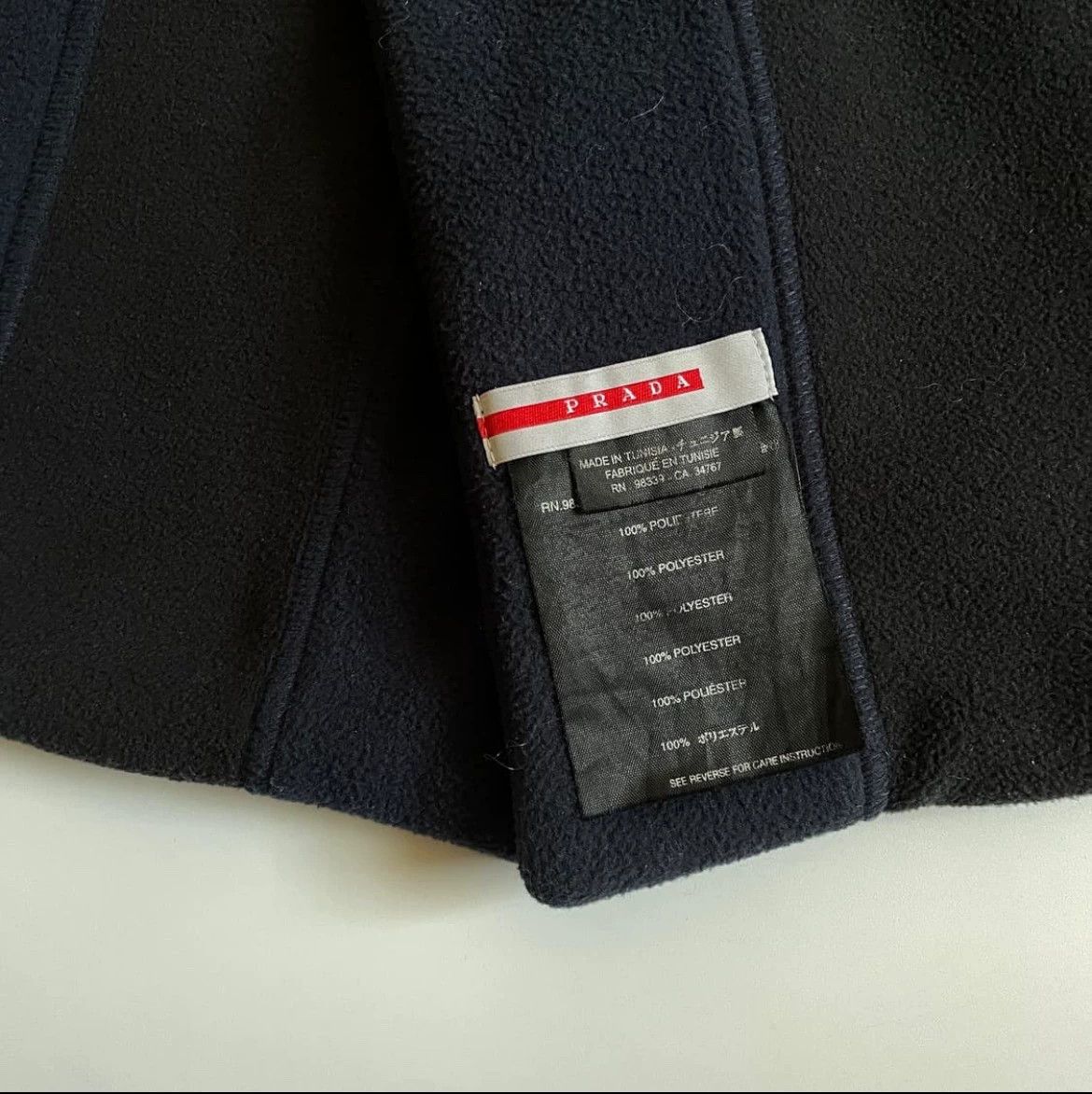 Prada Prada Vintage Sports Red Label Fleece Scarf Free Size Size ONE SIZE - 3 Thumbnail