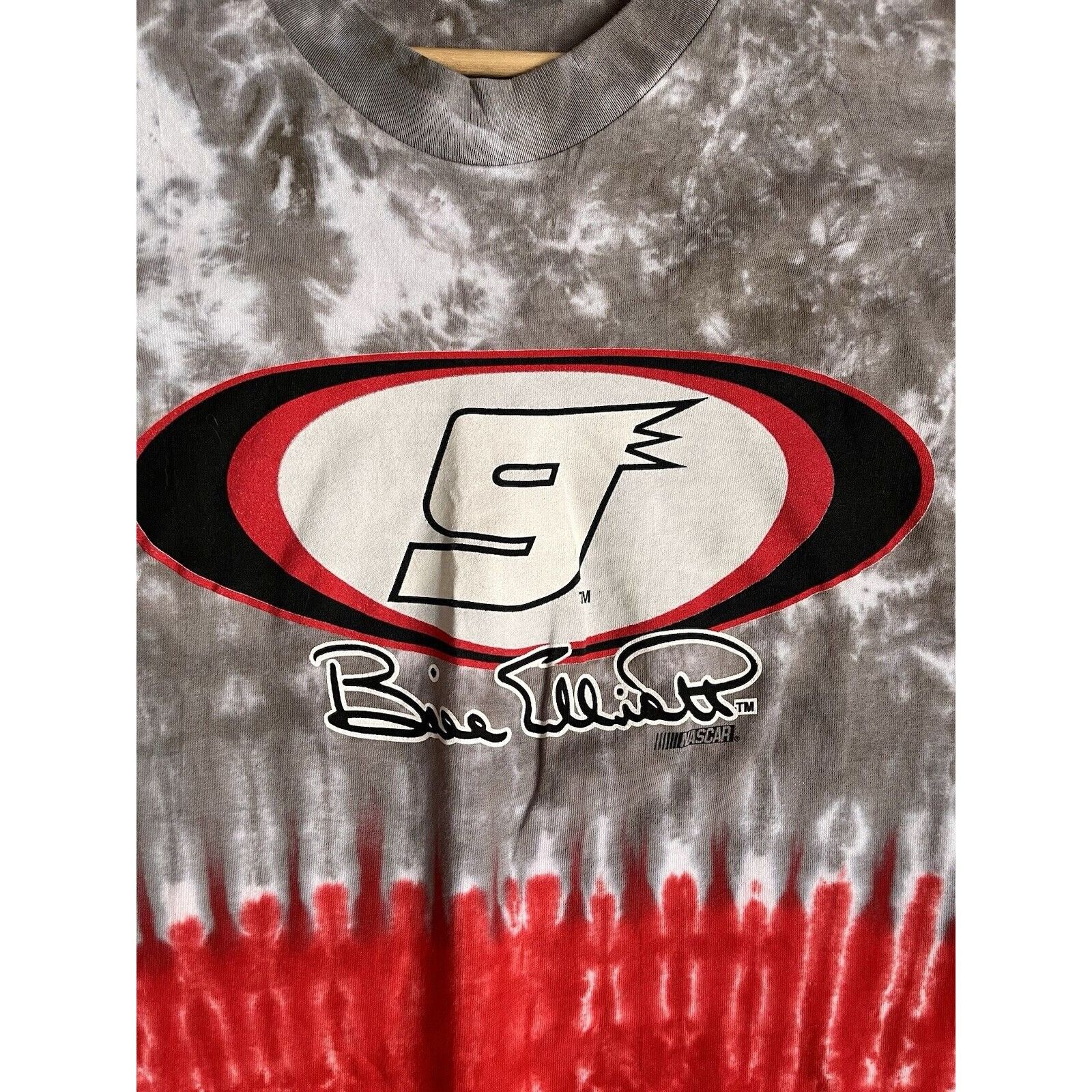 NASCAR VINTAGE NASCAR RACING BILL ELLIOT #9 TIE DYE T SHIRT SIZE L Size US L / EU 52-54 / 3 - 3 Thumbnail