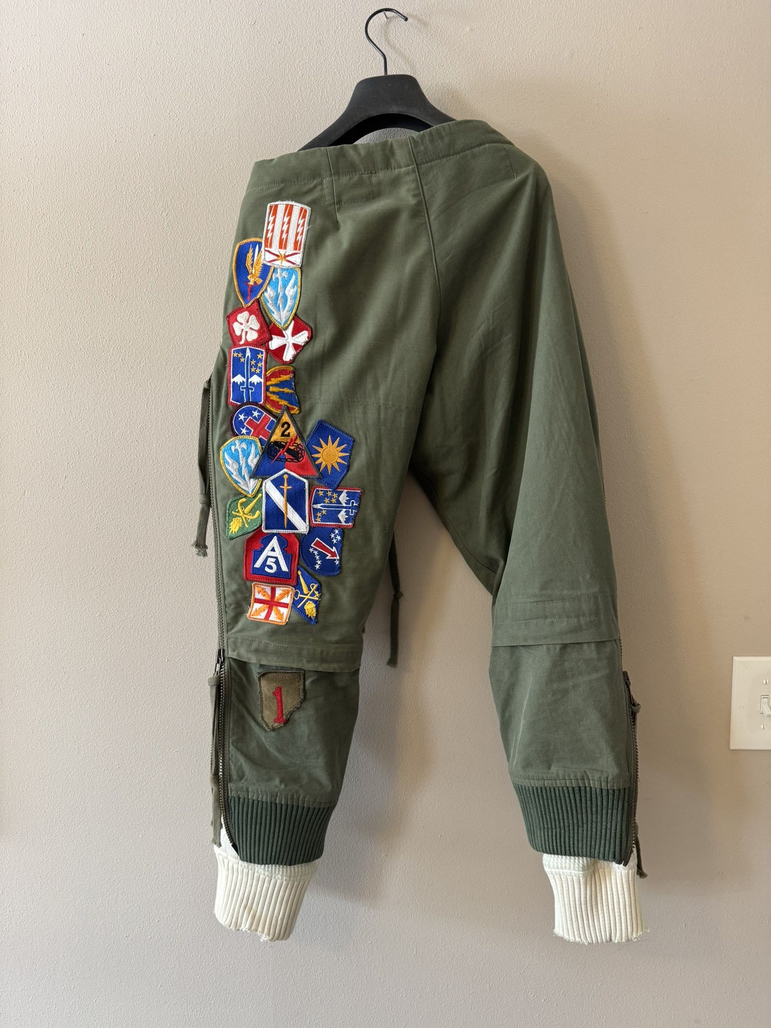 Greg Lauren Zip Lounge Pant w/patches Size US 30 / EU 46 - 9 Thumbnail