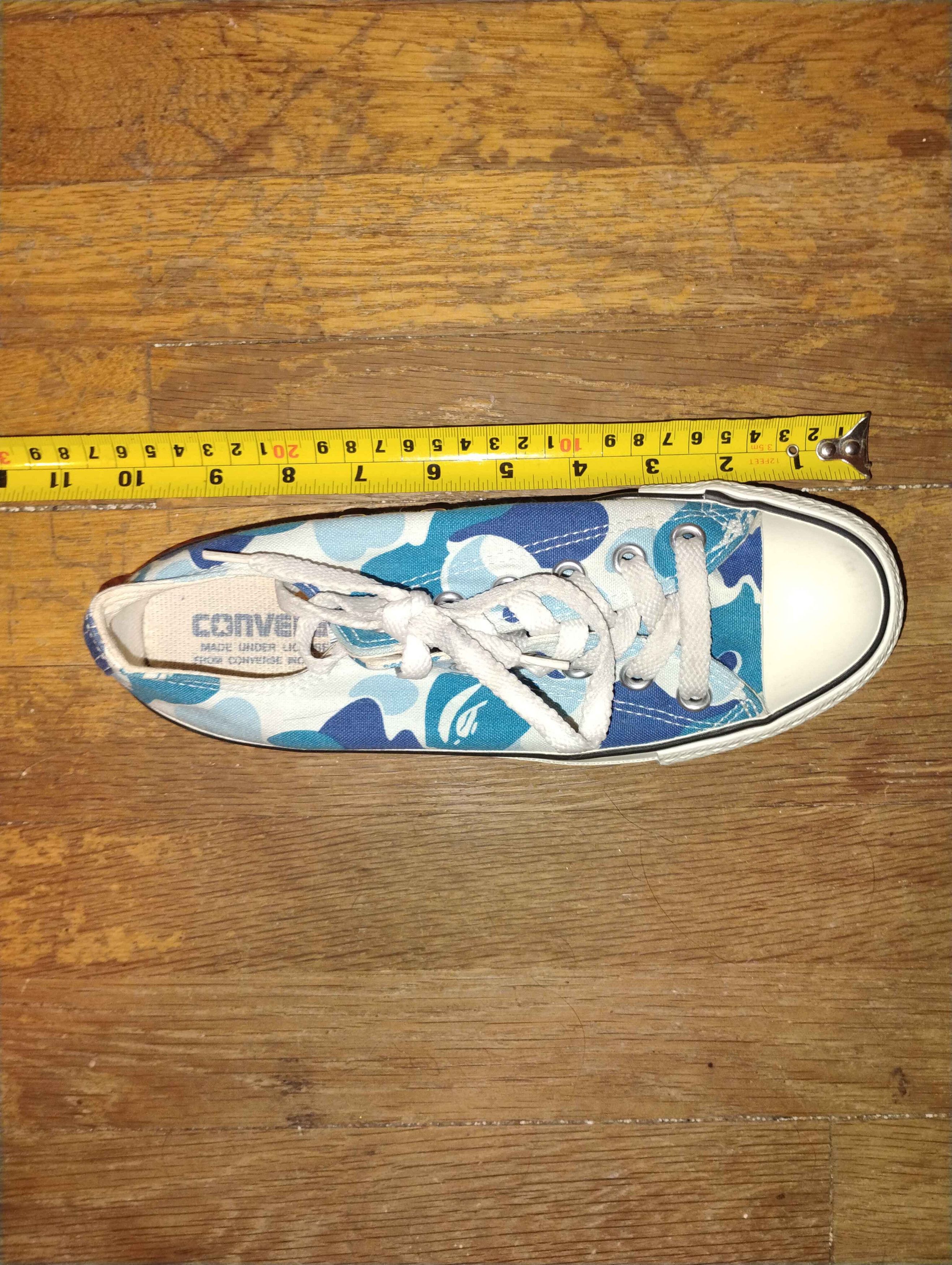 Bape × Converse Bape x Converse Blue Camo Sneakers Size US 5 / EU 37 - 9 Thumbnail