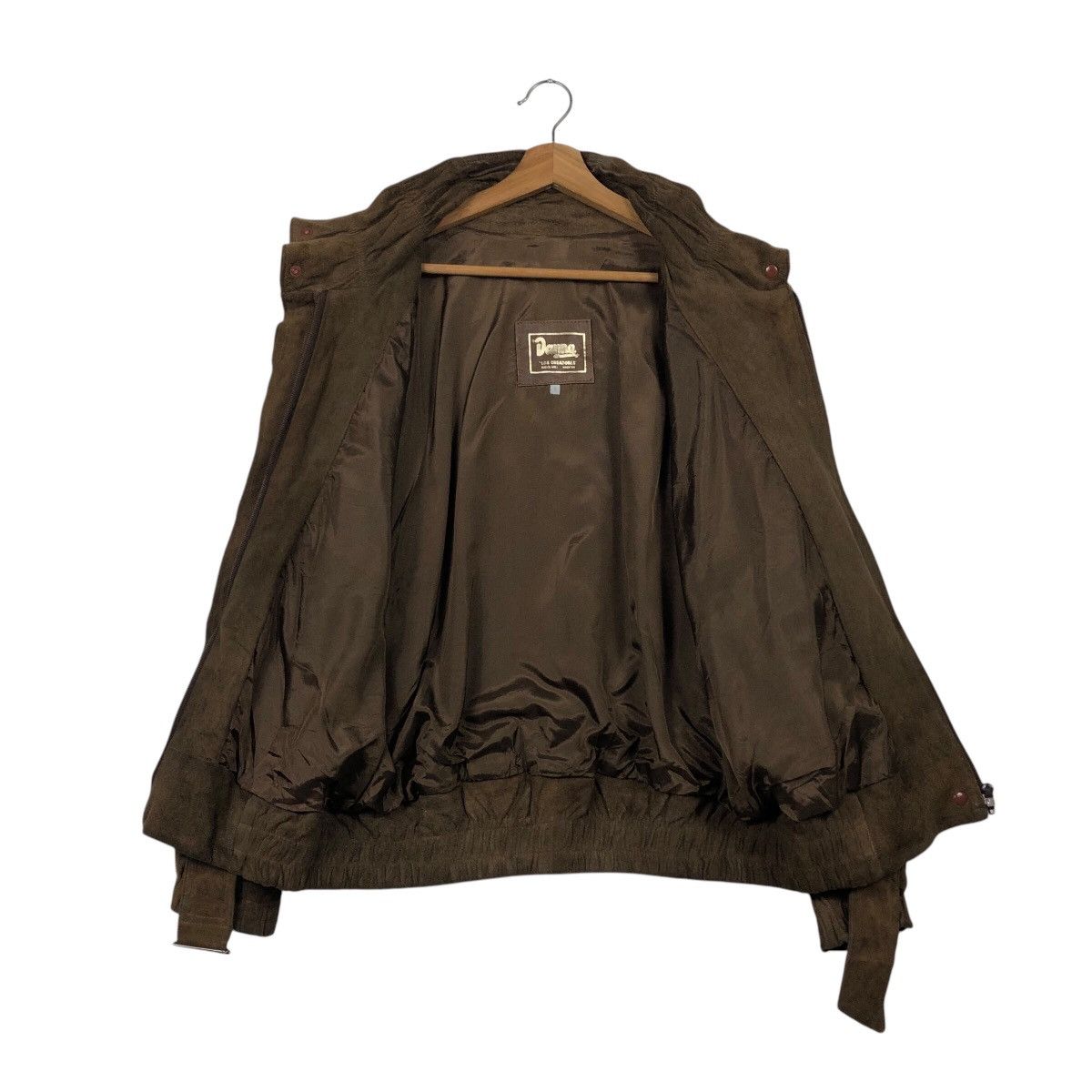 Genuine Leather 📌Vintage Fly Bomber Jacket Leather Danna Issey Miyake Size US M / EU 48-50 / 2 - 14 Thumbnail