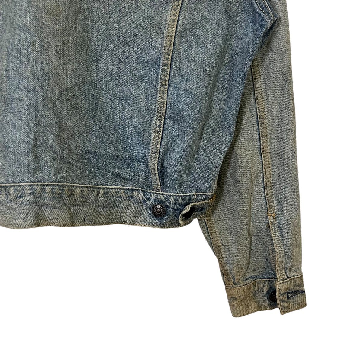 Edwin Vintage 90s Edwin Distressed Denim Jacket Size US M / EU 48-50 / 2 - 11 Thumbnail